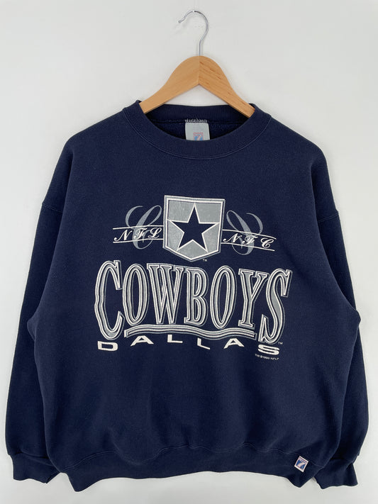 1993 DALLAS COWBOYS Made in USA Size XL Vintage NFL Sweat-Shirt / A4119