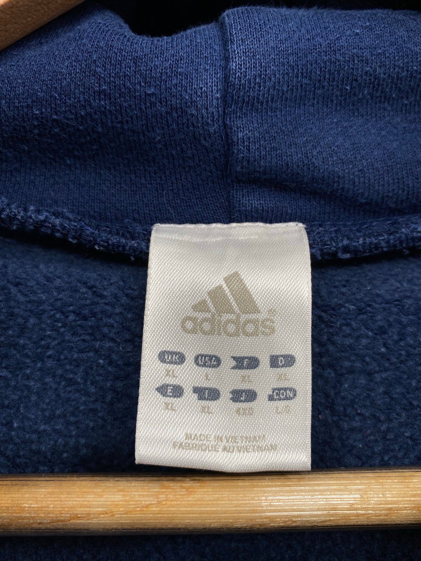 00' ADIDAS Size L Vintage Hoodie Sweat-shirt / K6661