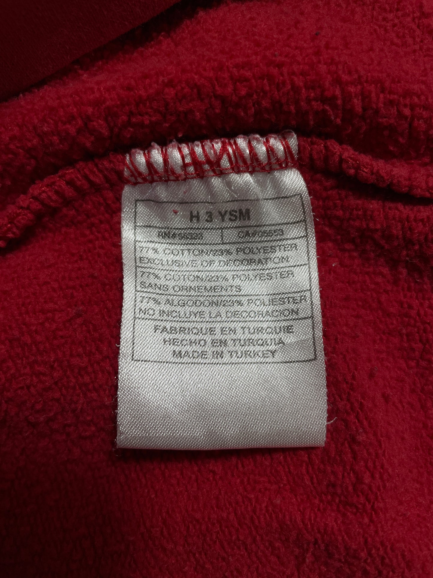 Vintage NIKE MINI SWOOSH Size L Hoodie Half Zip Sweat-shirt / E1123