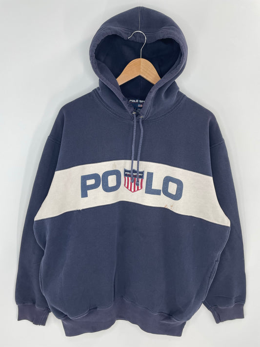 90’s POLO SPORTS Size L Vintage Hoodie Sweat-shirt / K7519