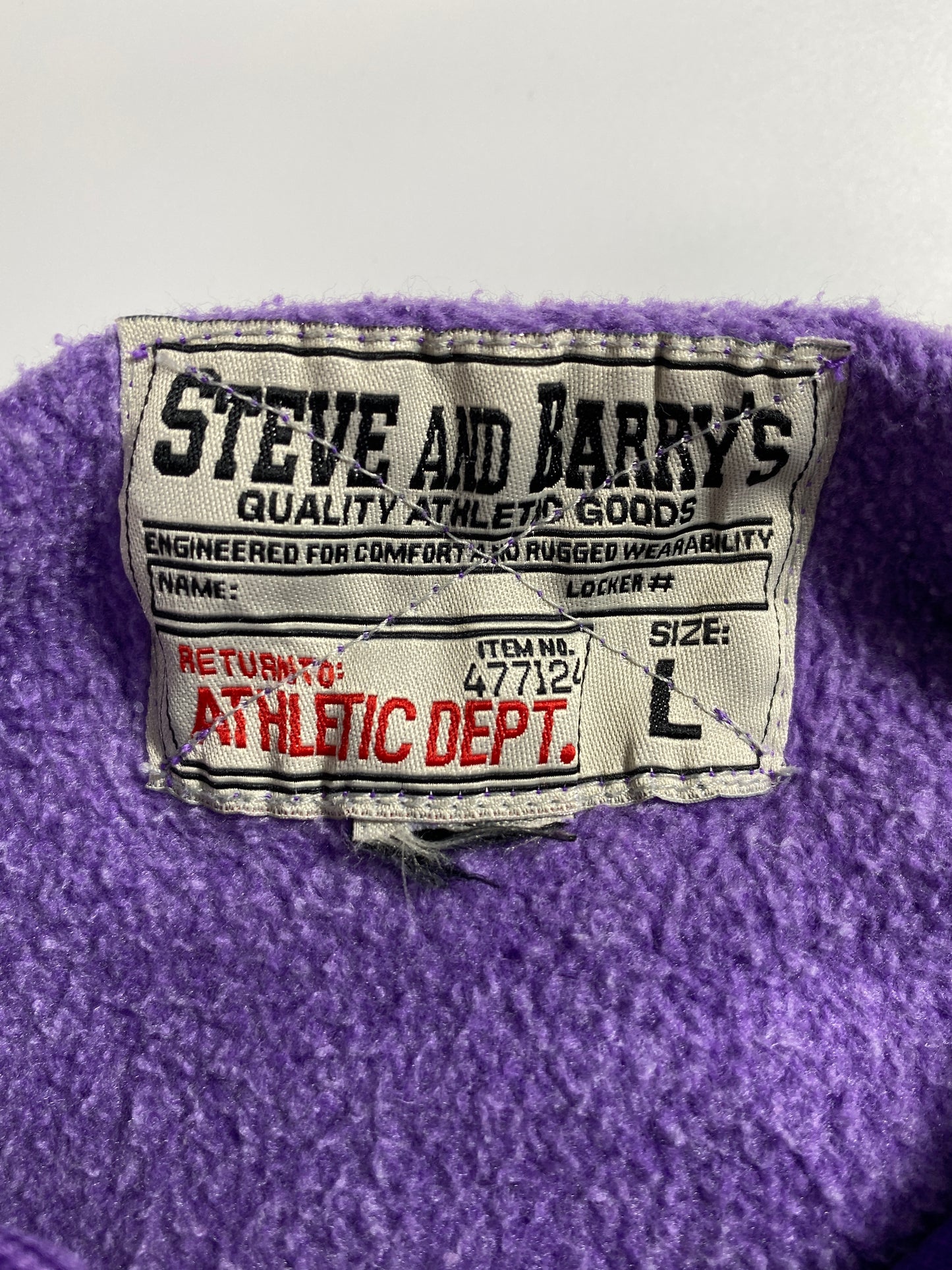 Vintage KANSAS STATE Size L Vintage College Hoodie Sweat-Shirts / A4893