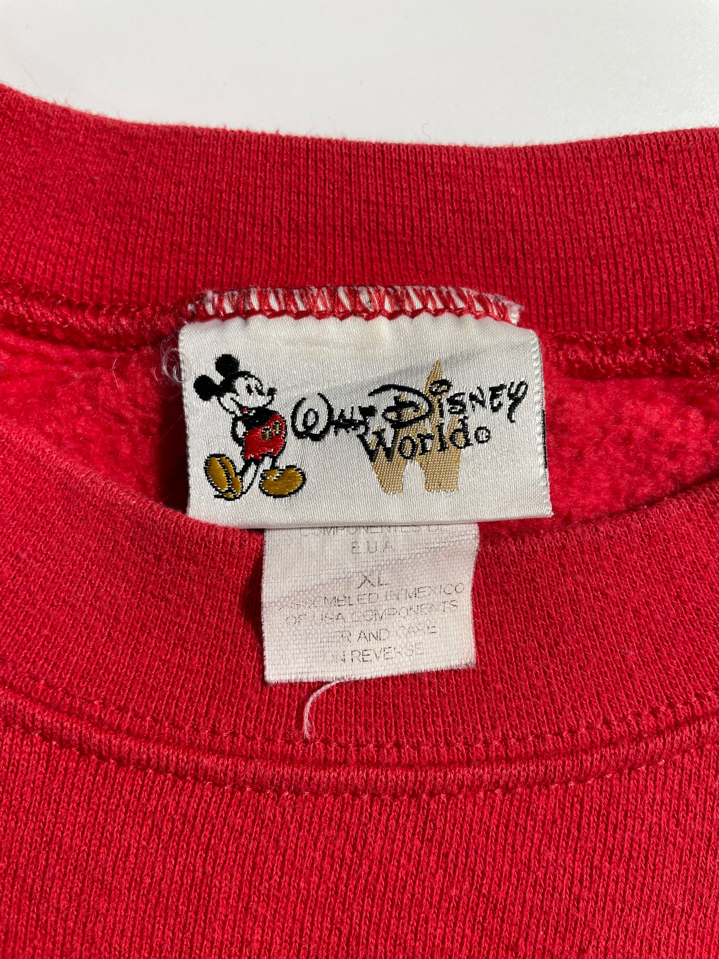 2001 DISNEY CHRISTMAS Size XL Vintage Sweat-shirt / E664