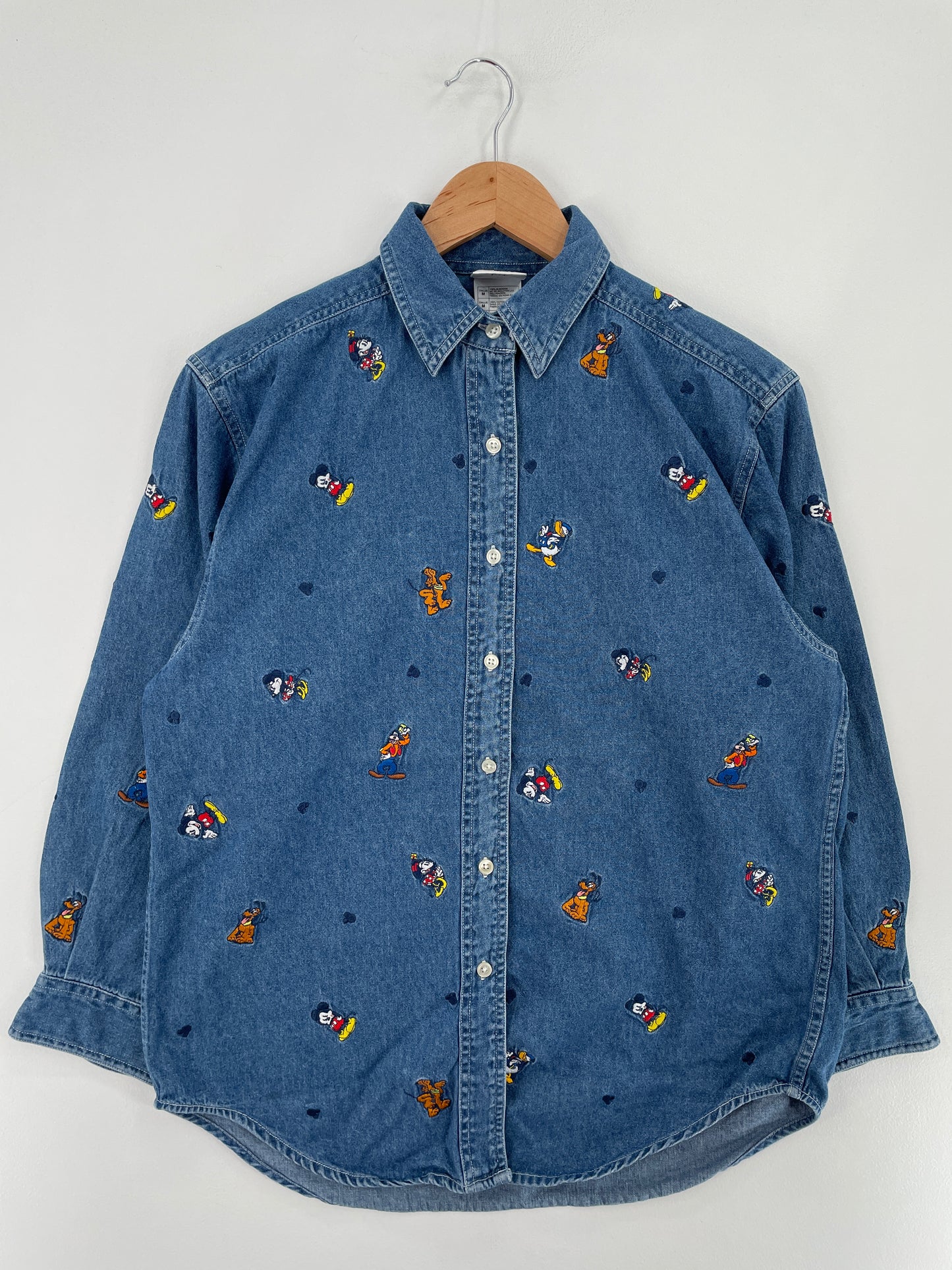 Vintage DISNEY Size M Button Down Shirt / E4928B