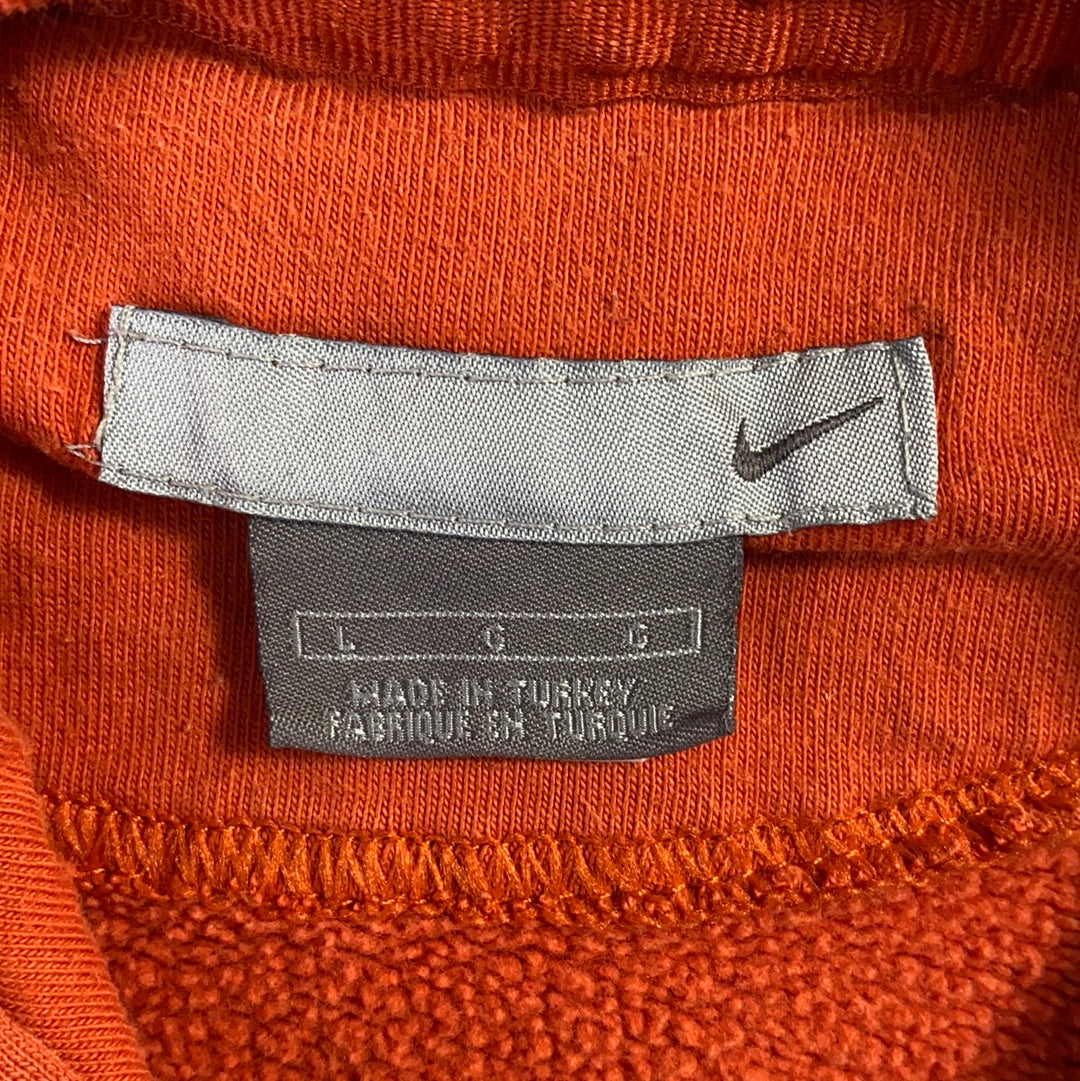 00' NIKE MINI SWOOSH Size L Vintage Hoodie Sweat-shirt / A917