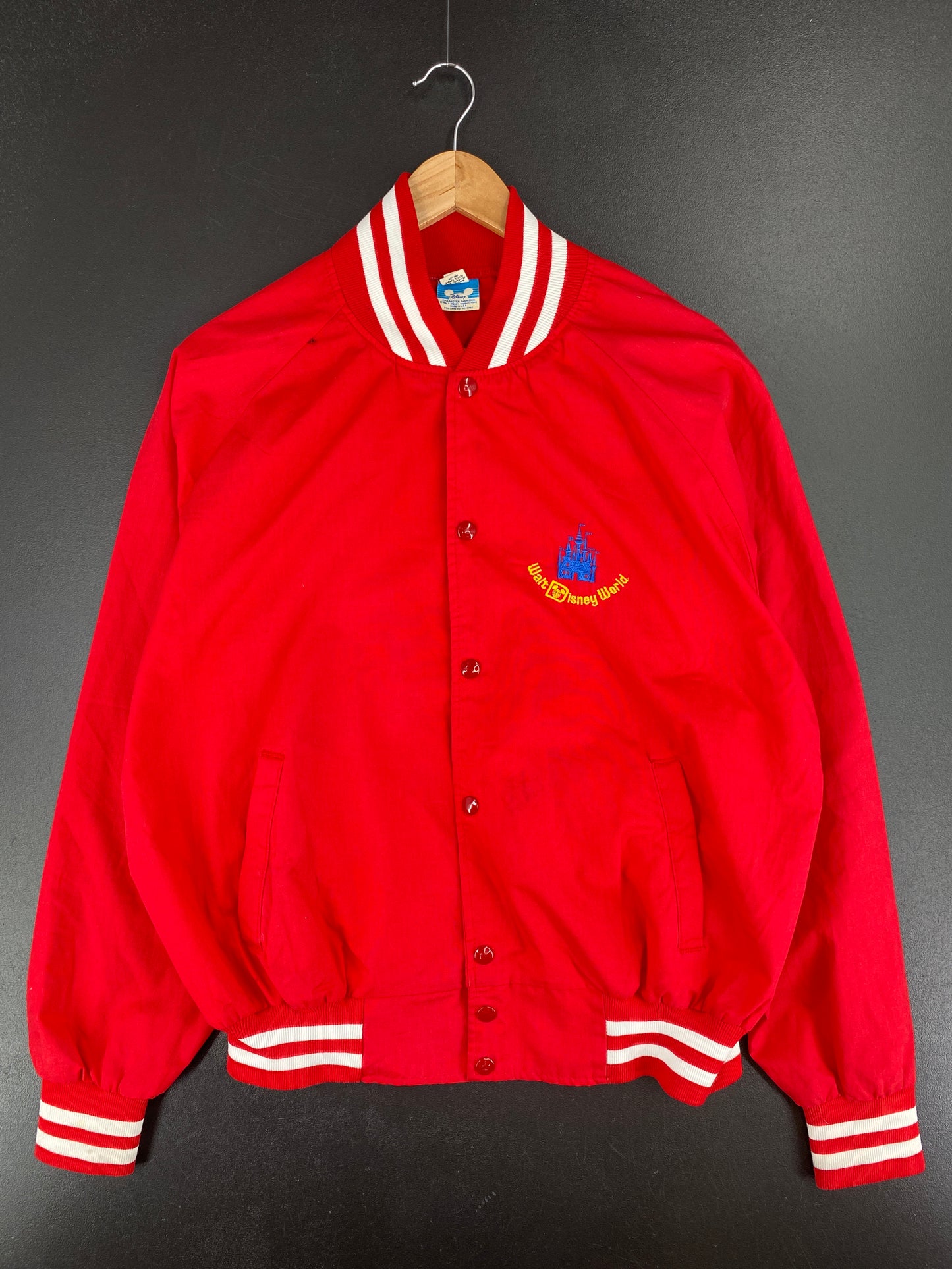 90's WALT DISNEY WORLD Made in USA Size XL Vintage Cotton Jacket / A6066