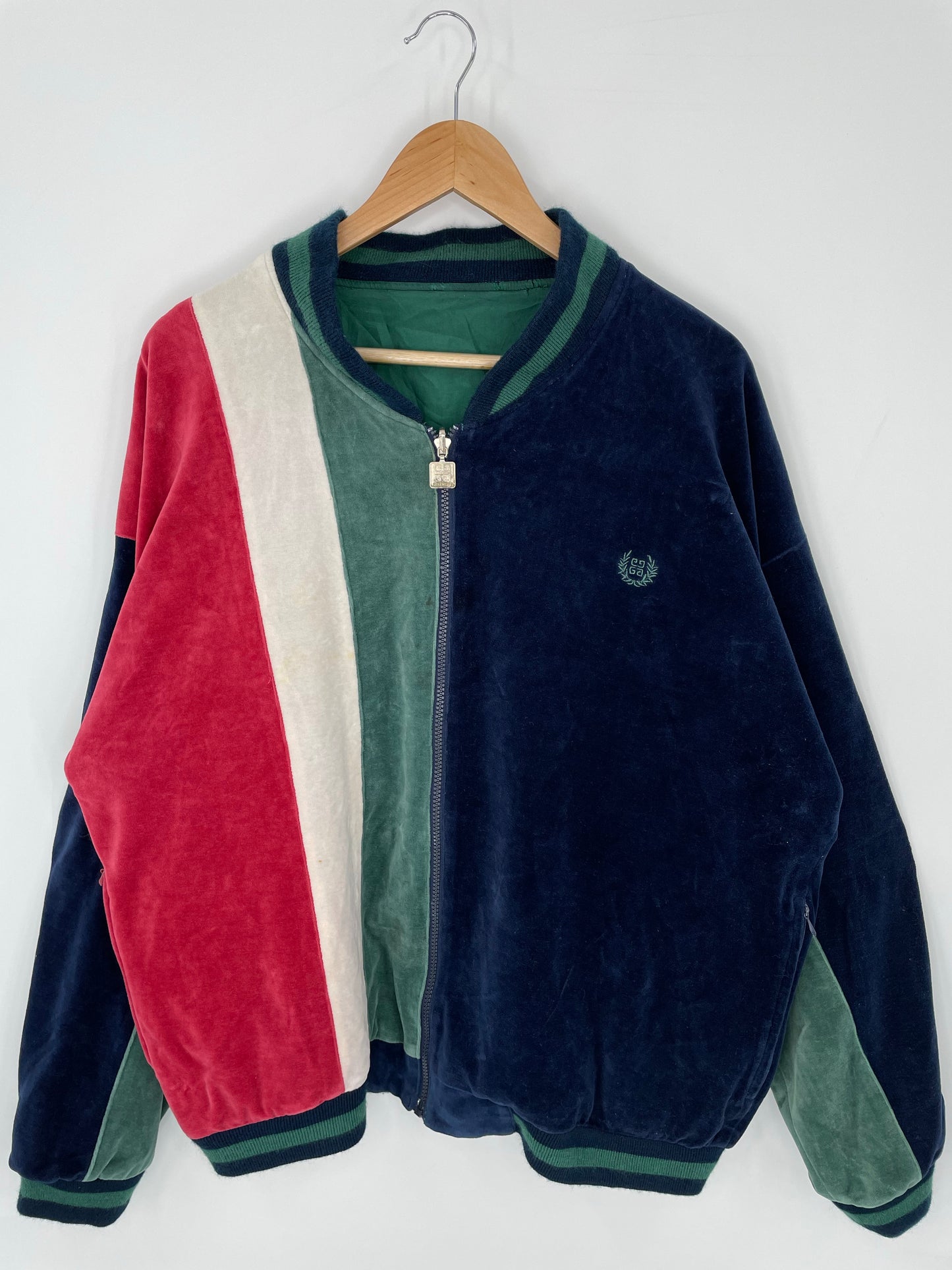 90’s GIVENCHY Size No Tag (Approx.L) Velour Jacket / K9187