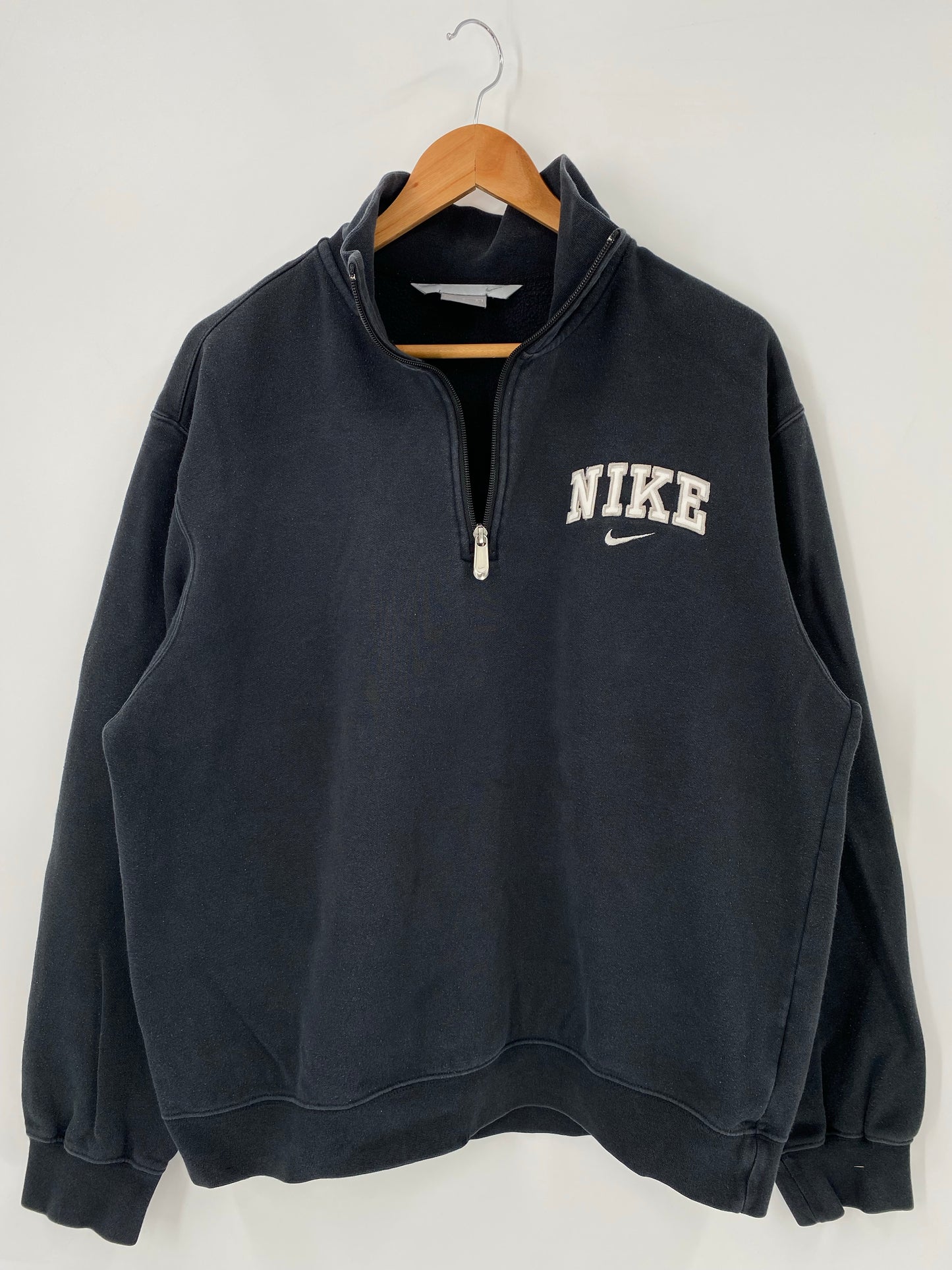 00' NIKE Size L Vintage Half-zip Sweat- Shirts / K4392