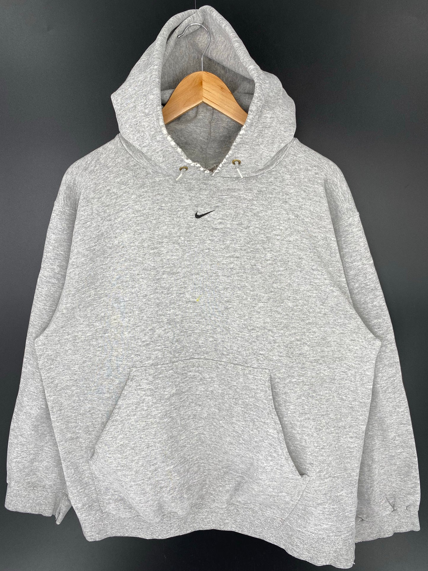 90’s NIKE CENTER SWOOSH Made in USA Size L Vintage Hoodie Sweat-shirt / K8944
