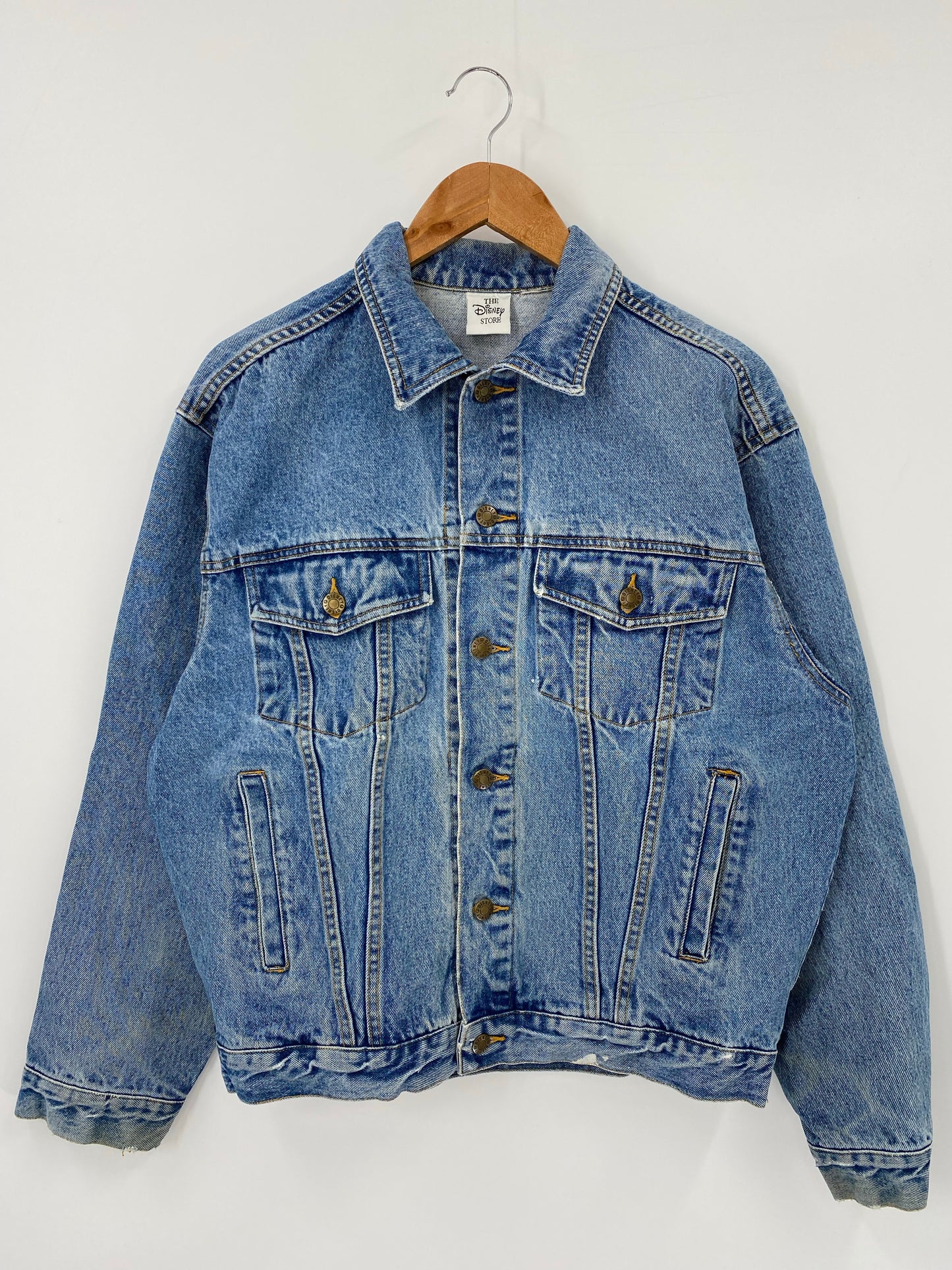 00’ DISNEY Approx. Size L Vintage Denim Jacket  / K4322