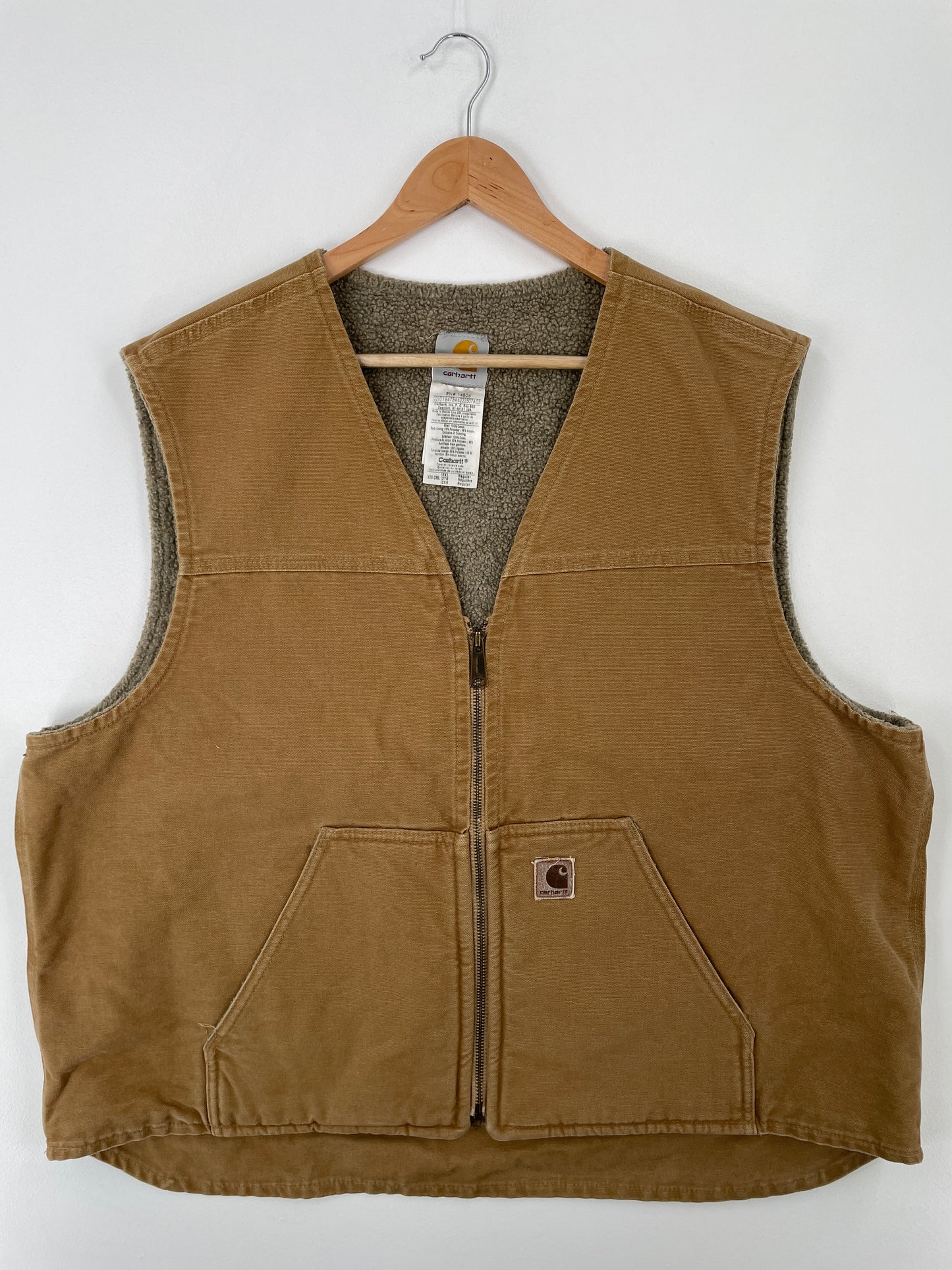 Vintage CARHARTT Size XXL Duck Vest / A9162