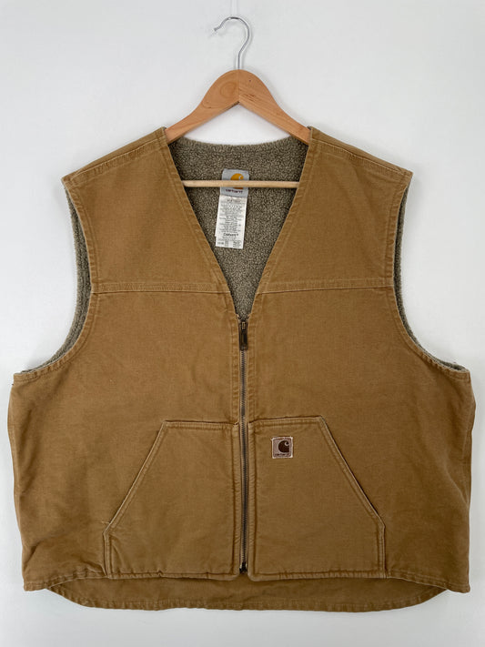 Vintage CARHARTT Size XXL Duck Vest / A9162