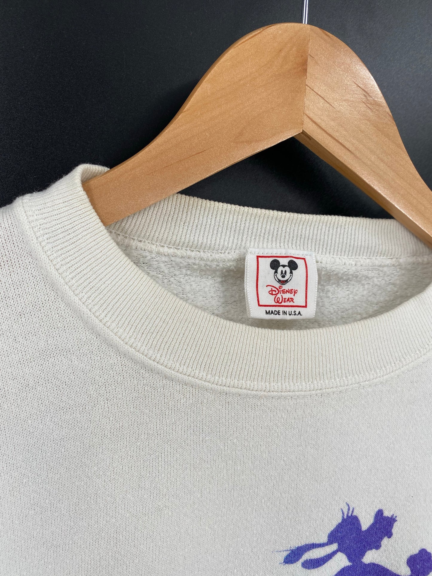 90’s DISNEY MICKEY Made in USA Size L Vintage Sweat-shirt / K7039