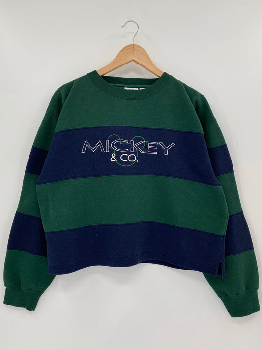 00' DISNEY MICKEY Size Ladies L Vintage Sweat-shirt / K6364