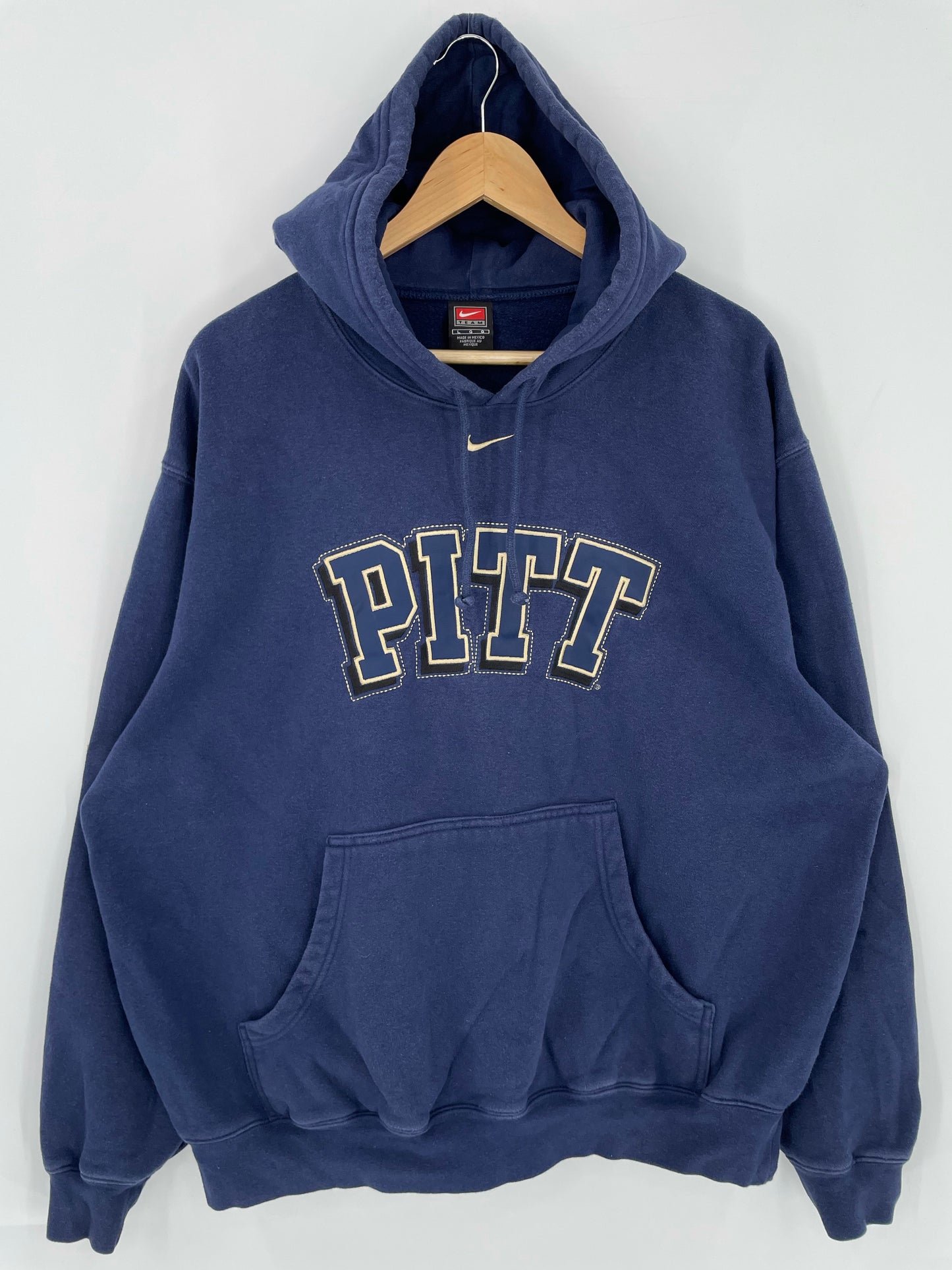 00' NIKE PITTSBURGH Size L Vintage Hoodie Sweat shirt / K5352
