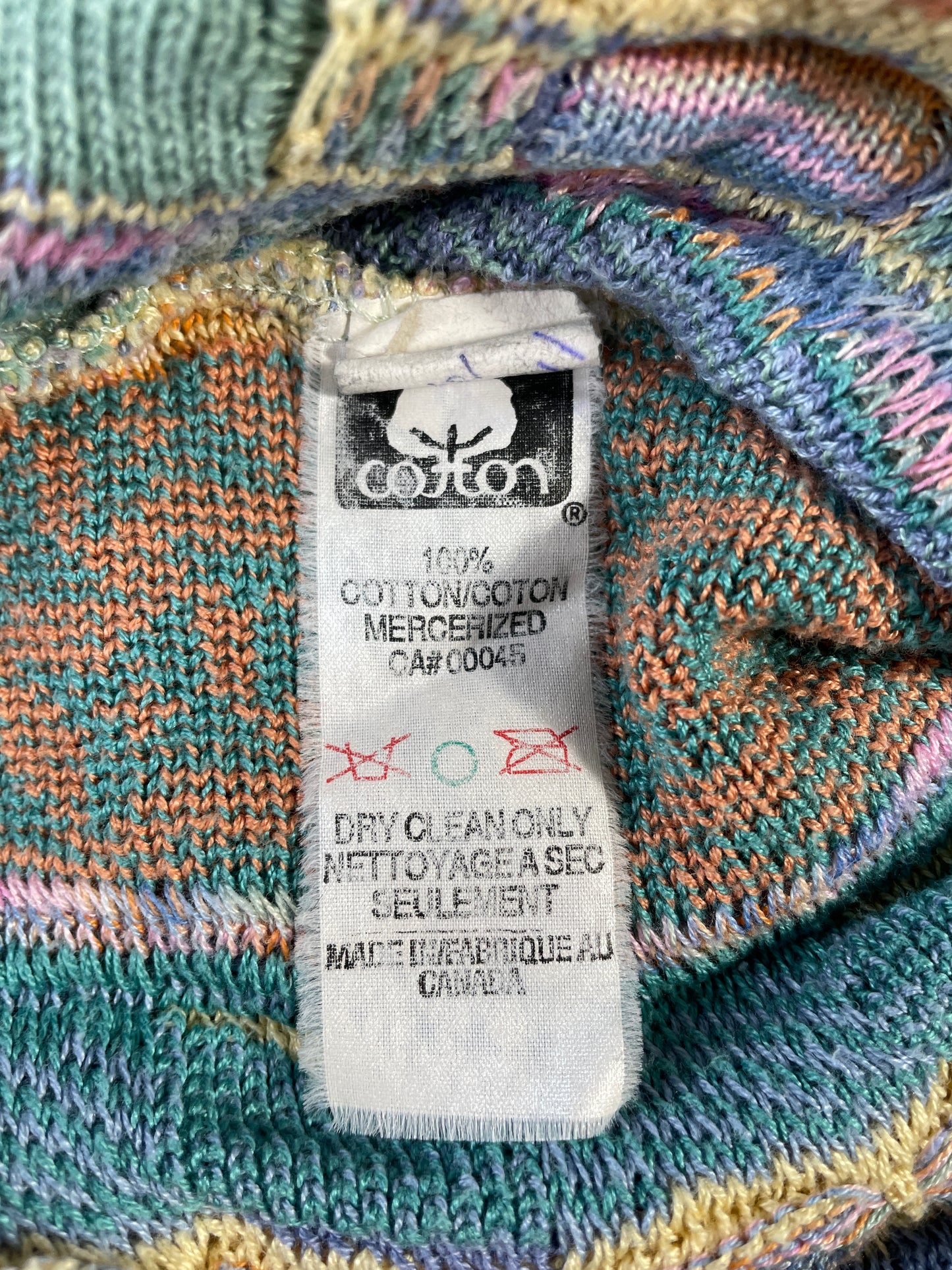 Vintage 3D COOGI- Style Size XL Knit Sweater / A9700