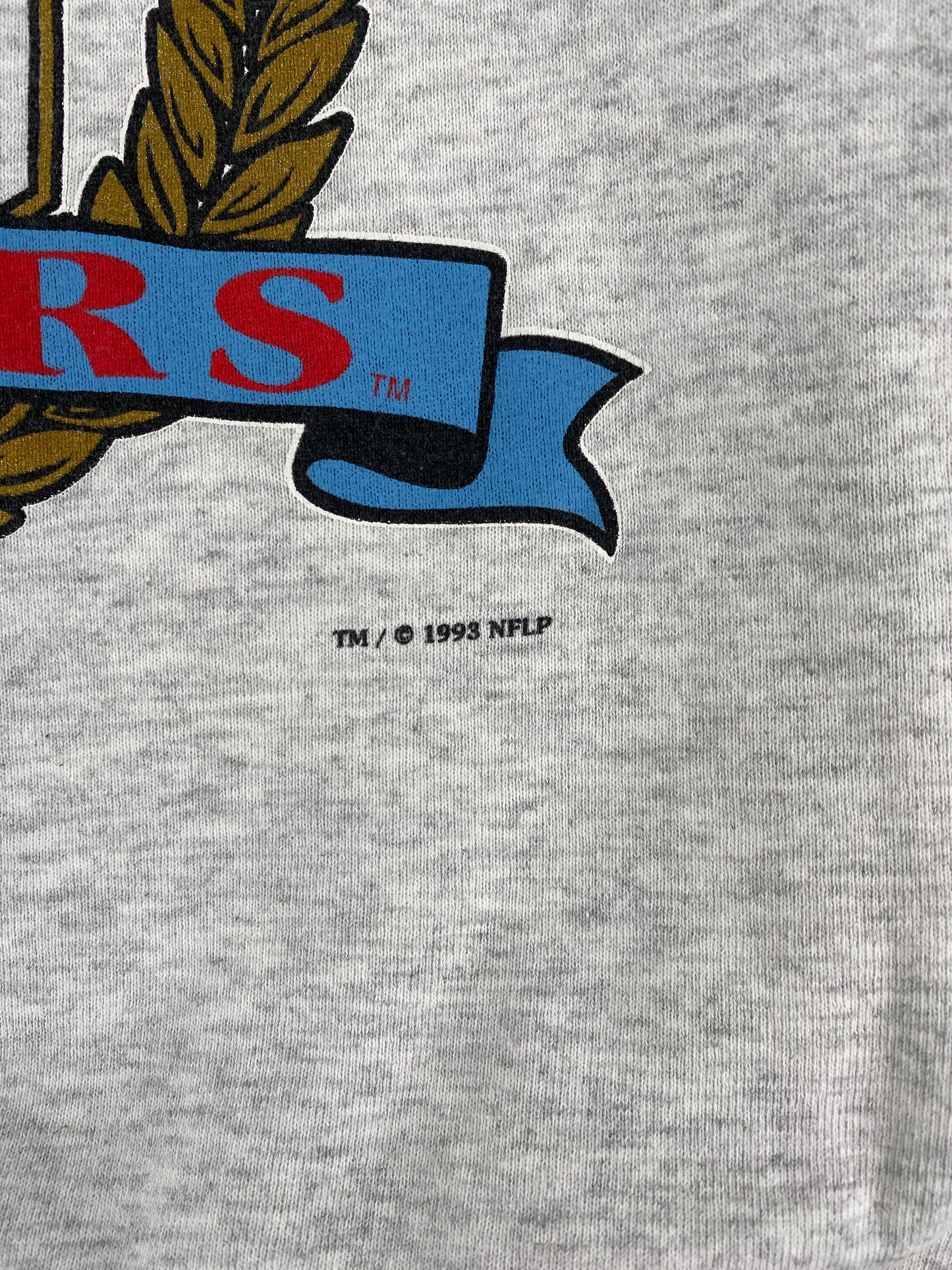 .1993 HOUSTON OILERS Made in USA Vintage NFL Sweat-Shirt / E6644S