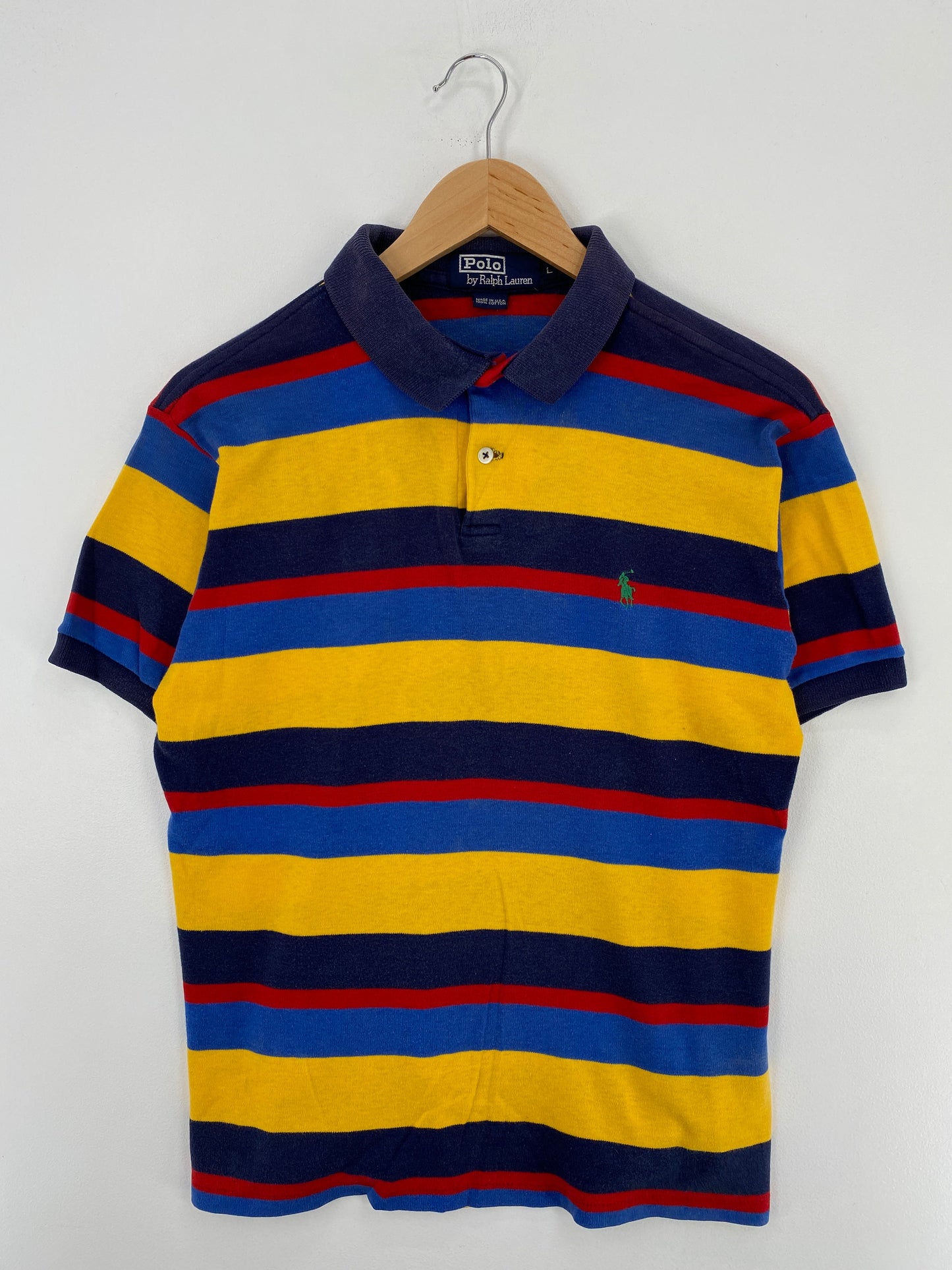 .90’s POLO RALPH LAUREN Made in USA Size L Vintage Polo Shirt / E6214