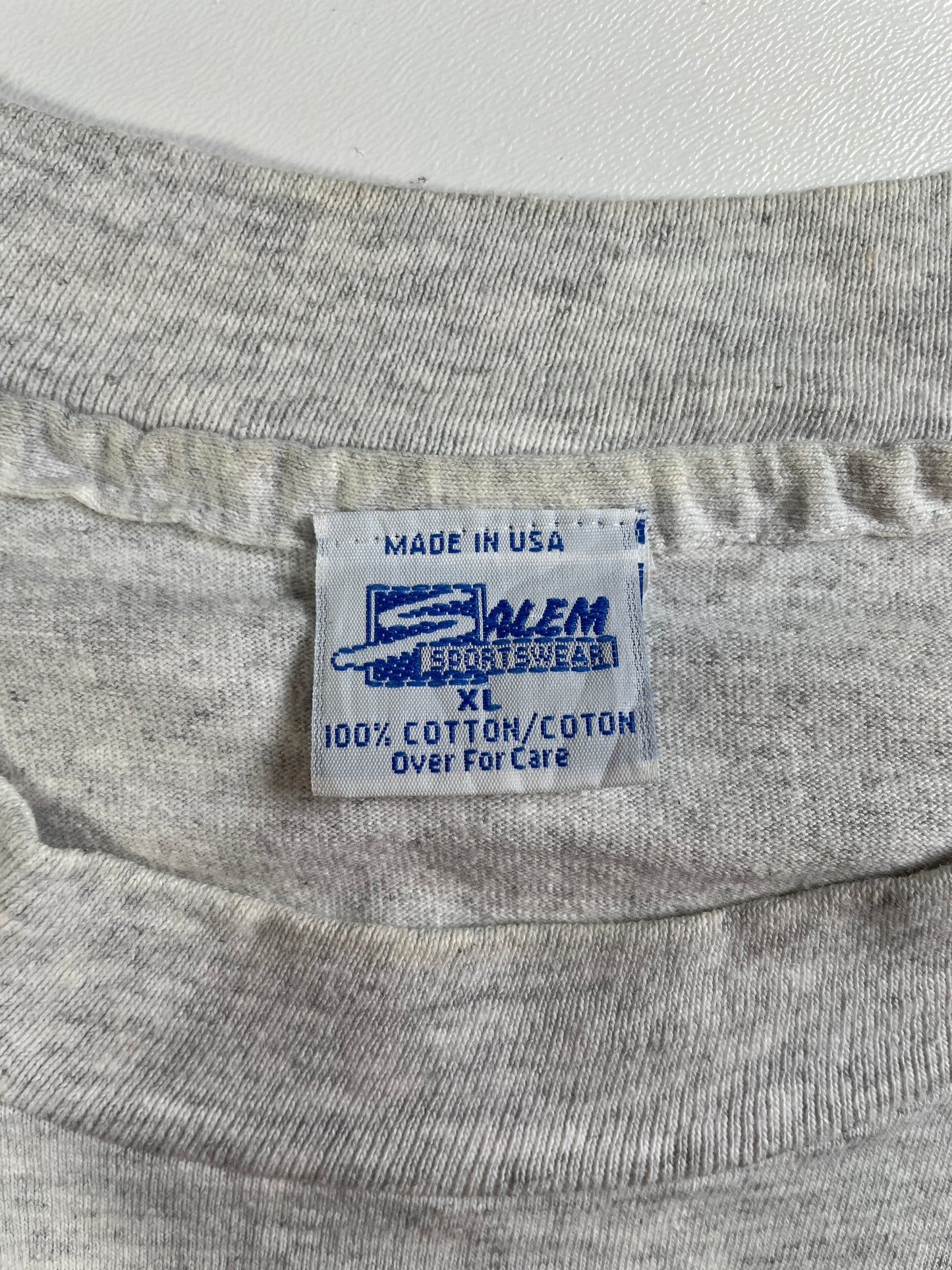 1992 SALEM x OLYMPIC CHAMPION DREAM Made in USA Size XL Vintage NBA T-Shirt / A4484