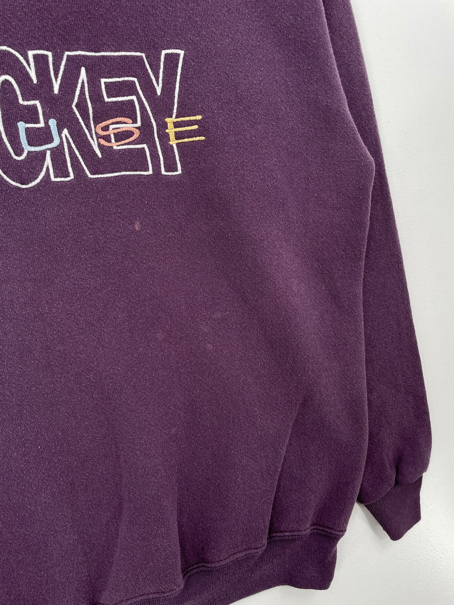 90's DISNEY MICKEY Made in USA Size M Vintage Sweat-shirt / A8820