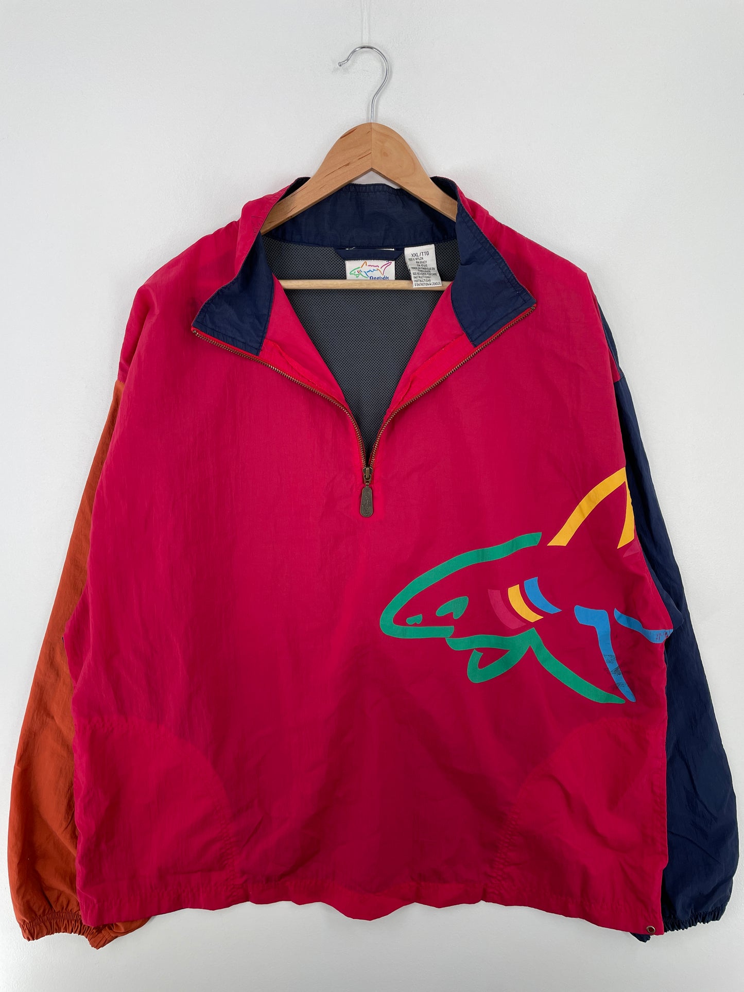 .90’s REEBOK Size XXL Nylon Jacket / A9115