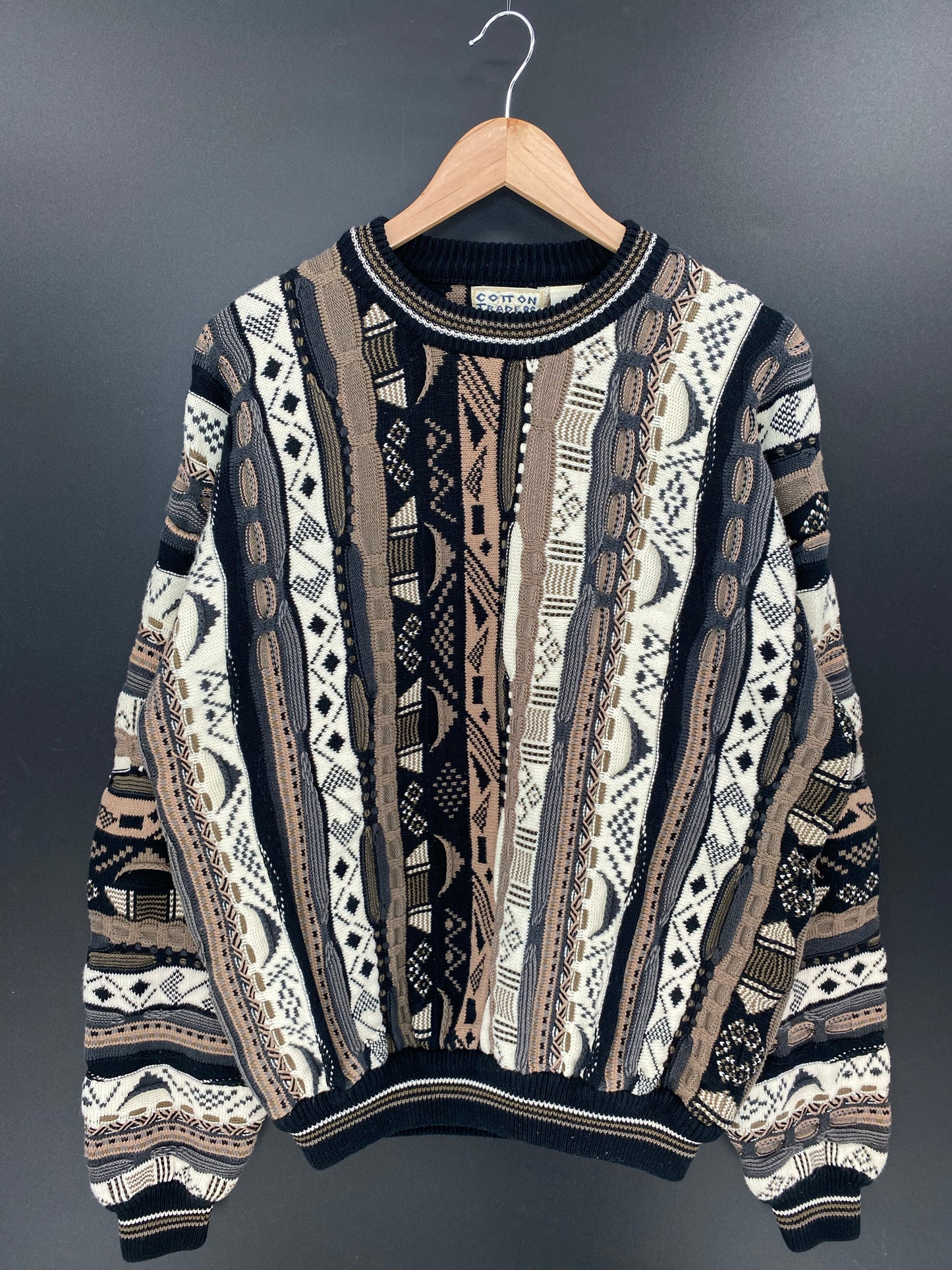 Vintage 3D COOGI- Style Size XL Knit Sweater / K7806