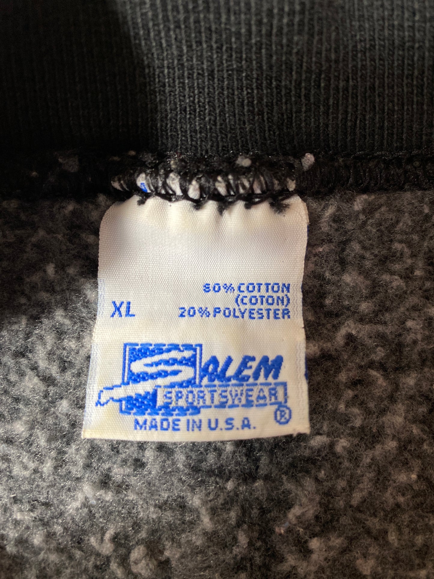 1994 SUPER BOWL CHARGERS VS SAN FRANCISCO MADE IN USA Size XL Vintage NFL Sweat shirt / K44