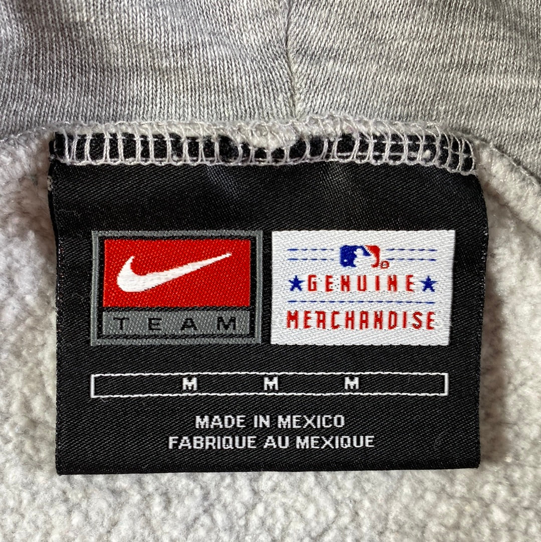 00' NIKE x NEW YORK YANKEES Size M Vintage MLB Hoodie Sweat-Shirt / E5194S