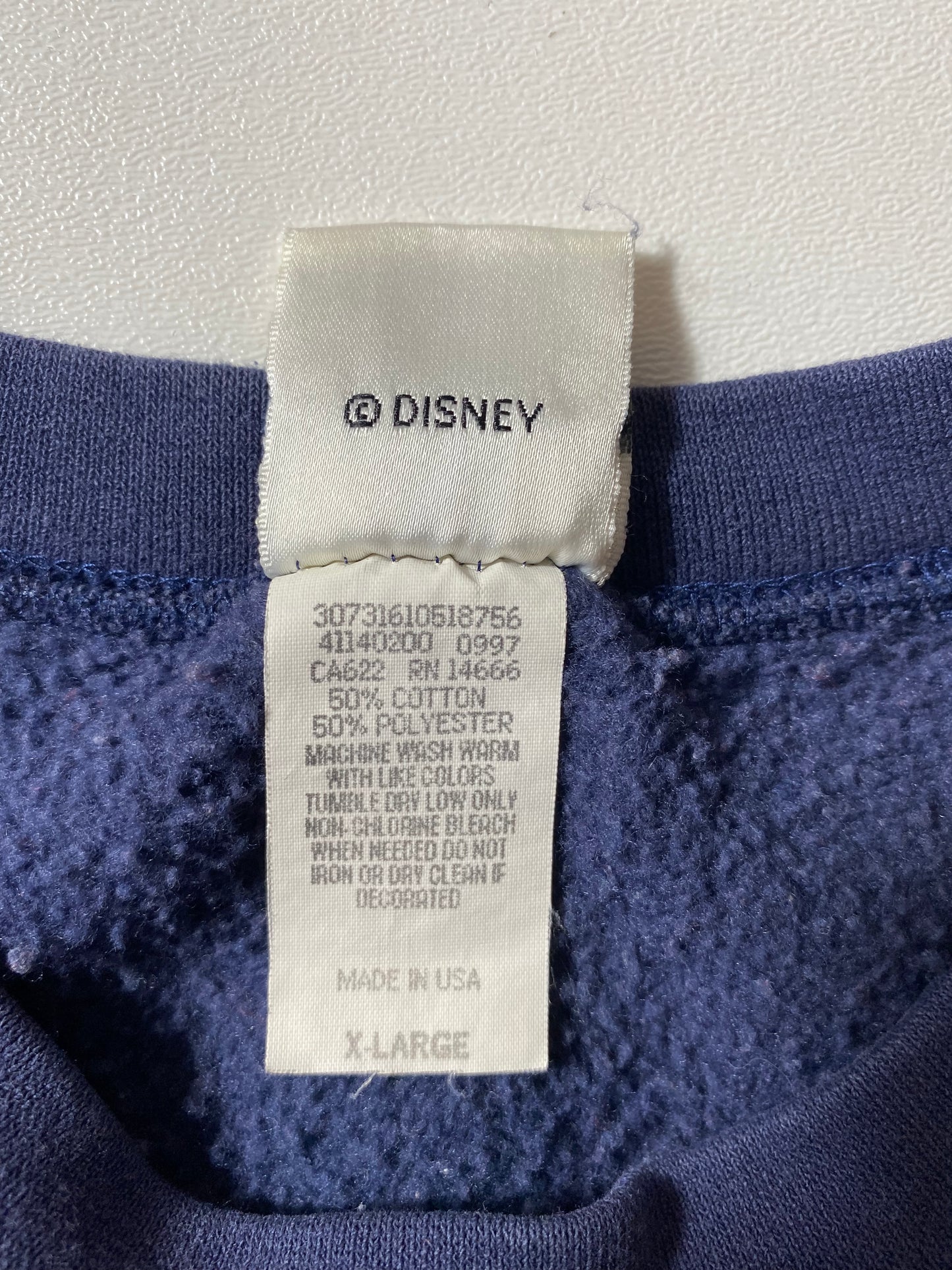 00' DISNEY TIGGER Made in USA Size XL Vintage Sweat-shirt / A211