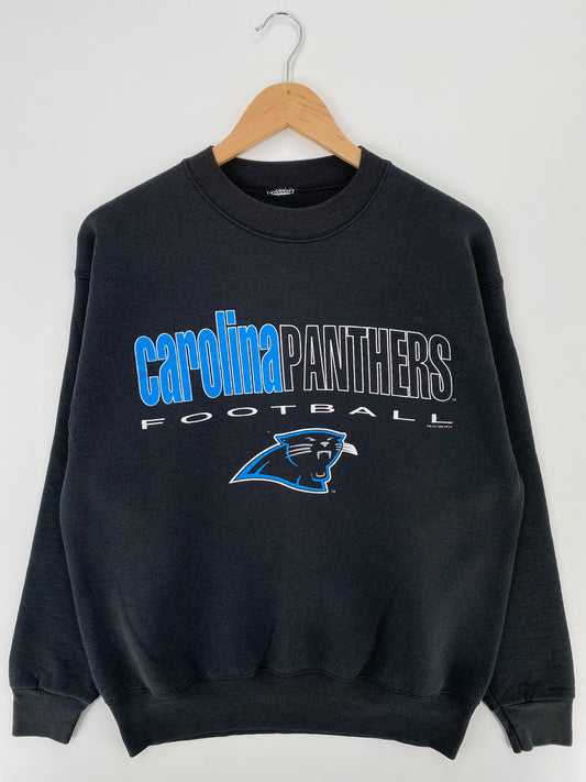 1994 CAROLINA PANTHERS Size No Tag (Approx.L) Vintage NFL Sweat-Shirts/ A217
