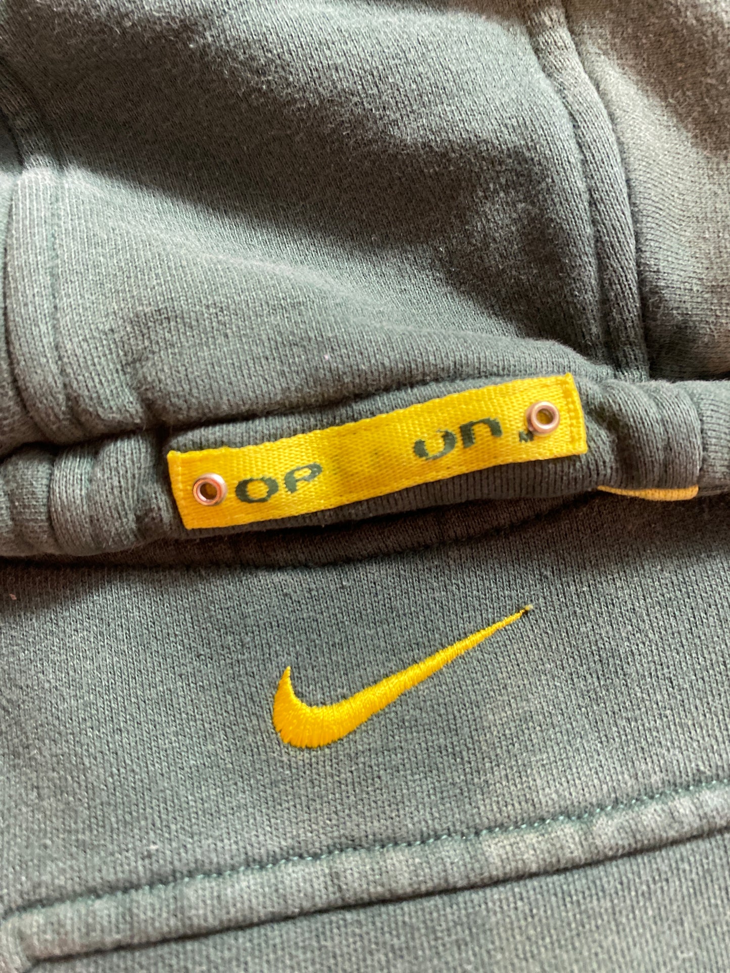 00’ NIKE OREGON Size L Vintage Hoodie Sweat-shirt / 9723