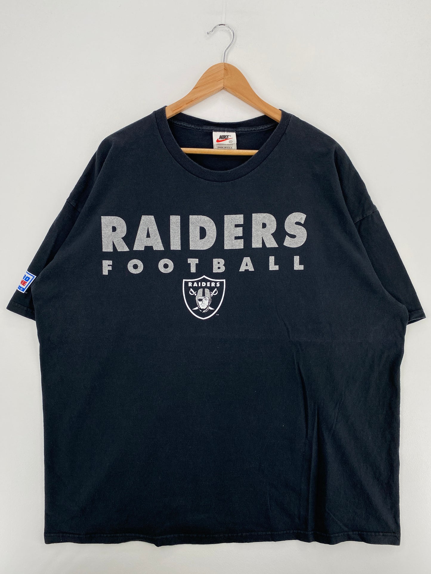 90’s NIKE x LOS ANGELES RAIDERS Made in USA Size XXL Vintage NFL T-shirt / A5971