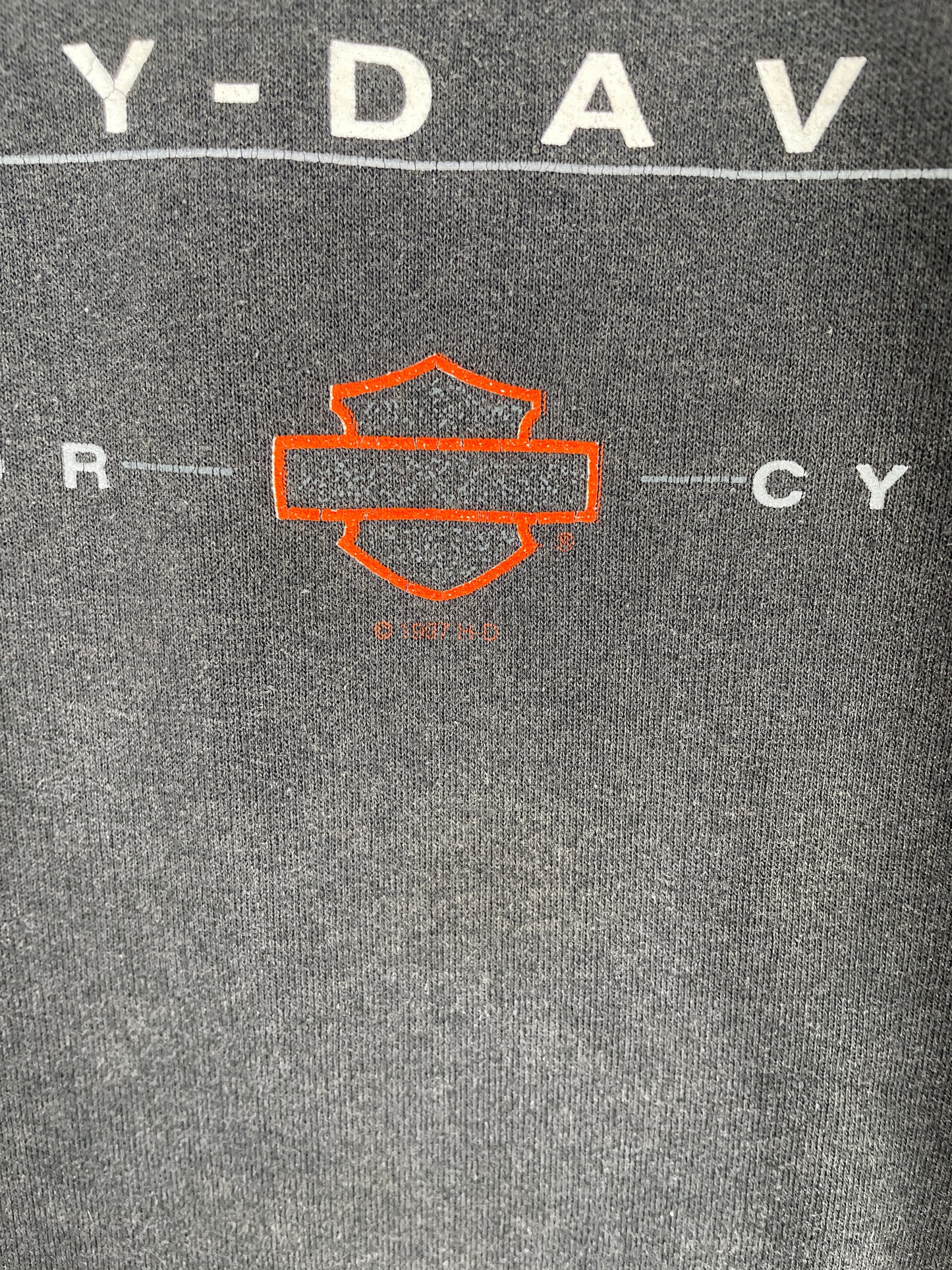 1997 HARLEY DAVIDSON Size No tag (Approx.XL) Vintage Sweat-shirt / A5166