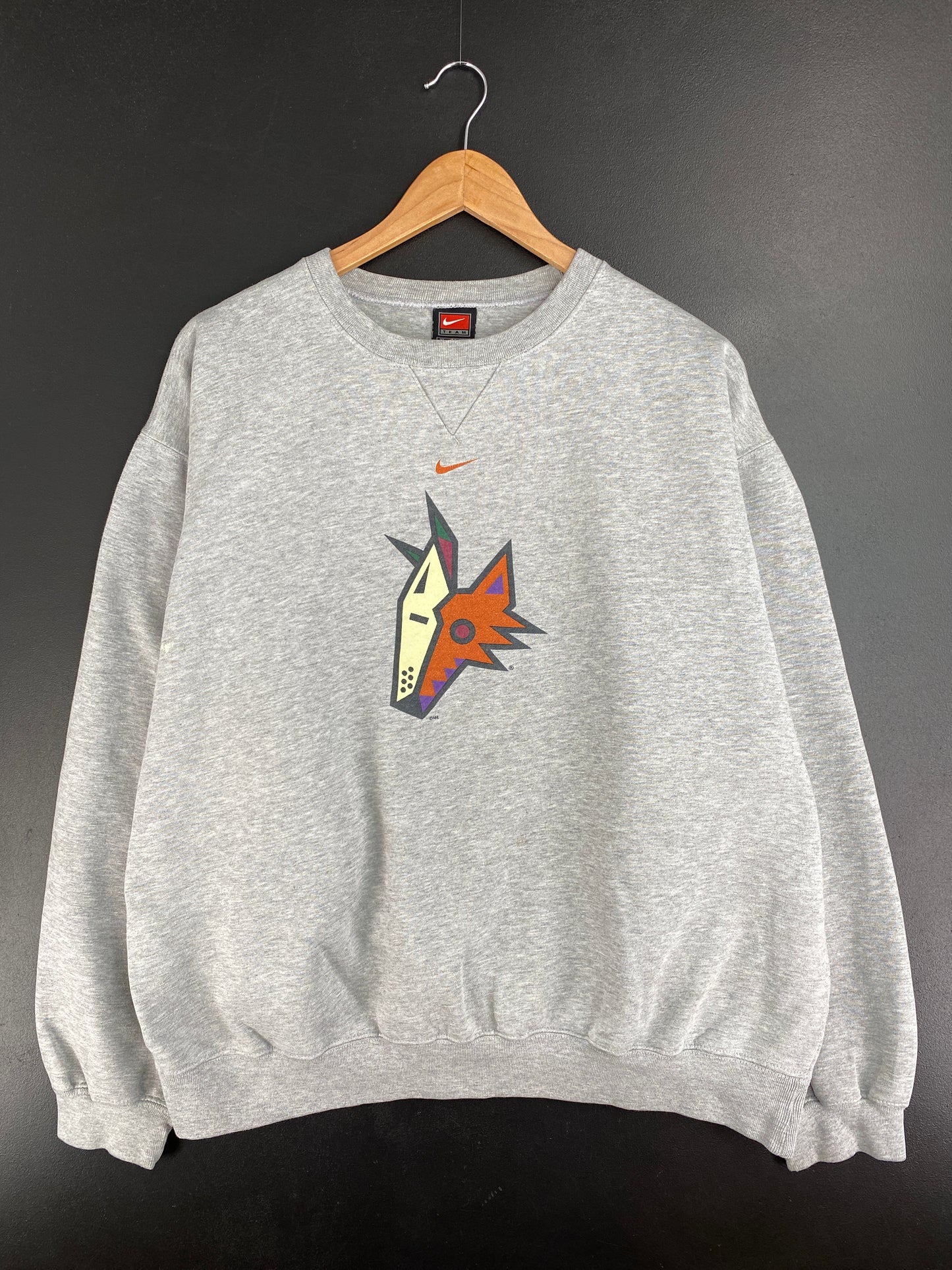00' NIKE x ARIZONA COYOTES Size XL Vintage NHL Sweat-shirt / E1707S