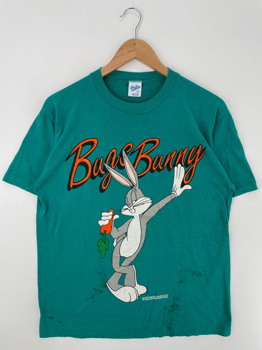 1992 LOONEY TUNES BUGS BUNNY Made in USA Size L Vintage T- Shirt / E1390T