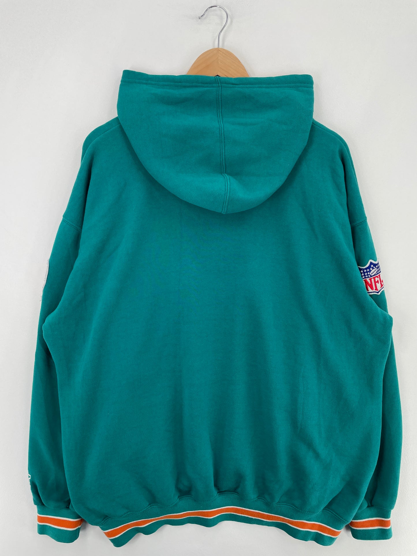 90’s STARTER x MIAMI DOLPHINS Size XL Vintage NFL Hoodie Sweat-Shirt / E2300S