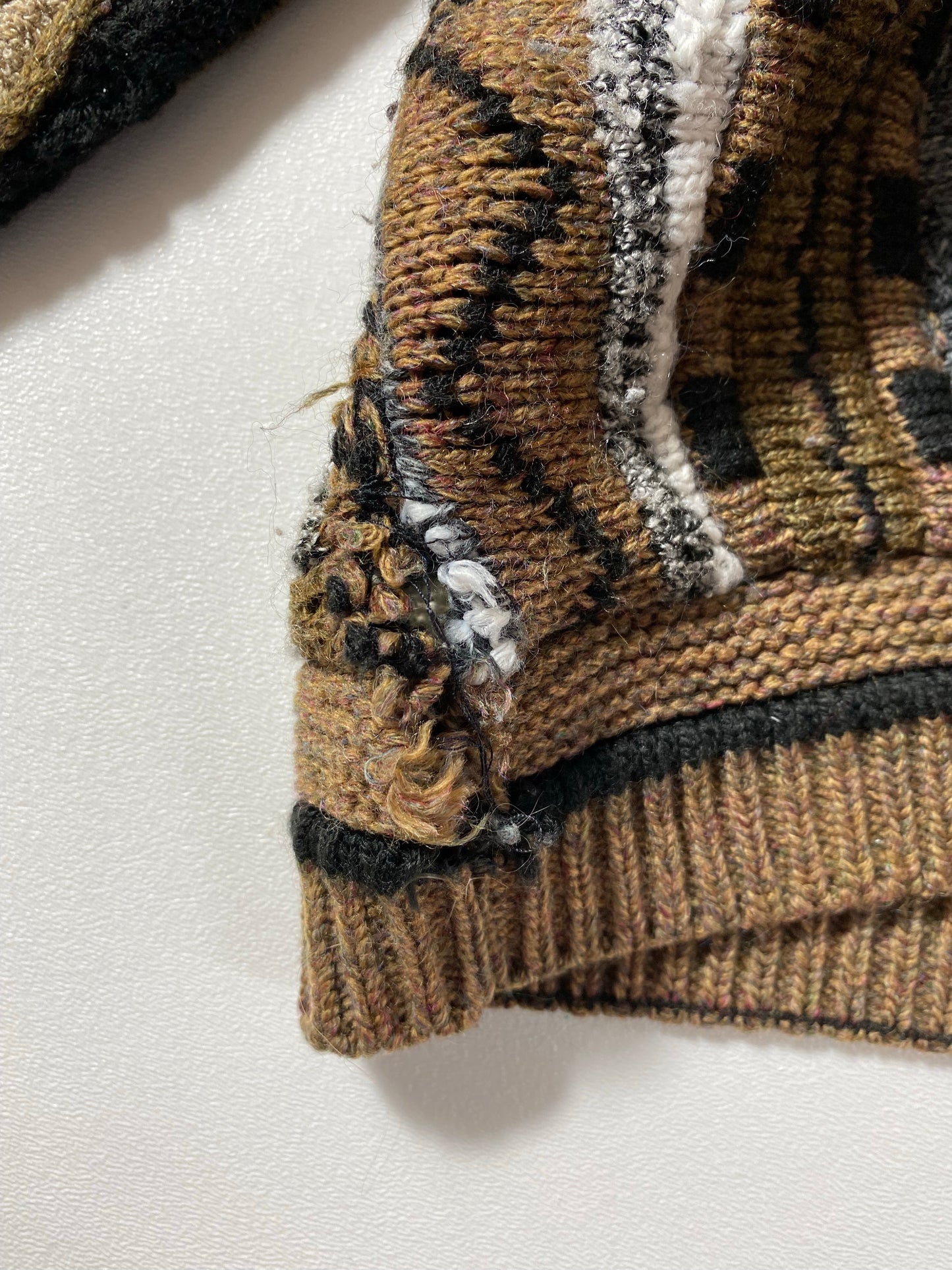 Vintage 3D COOGI- Style Size No Tag (Approx.L) Knit Sweater / A9877