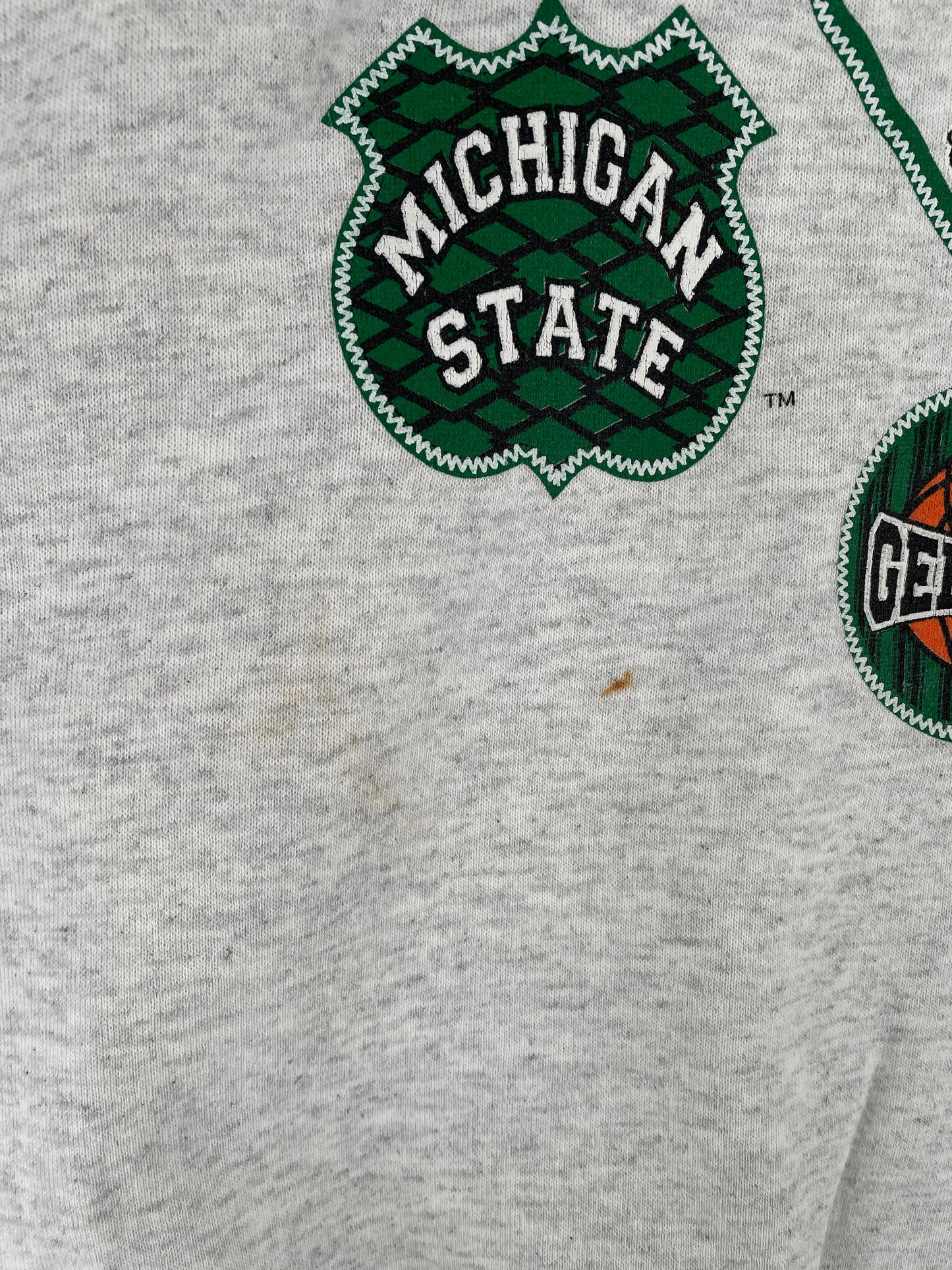 90’s MICHIGAN STATE SPARTANS Size XL Vintage College Sweat-Shirt / E6464S