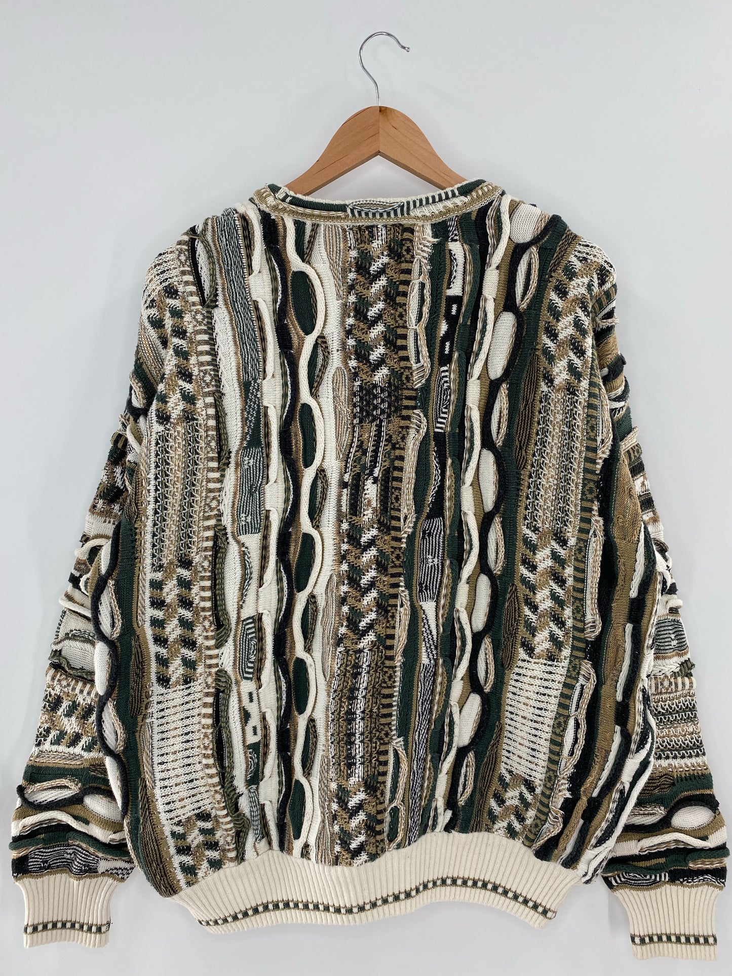 Vintage 3D COOGI- Style Size XL Knit Sweater / K5309