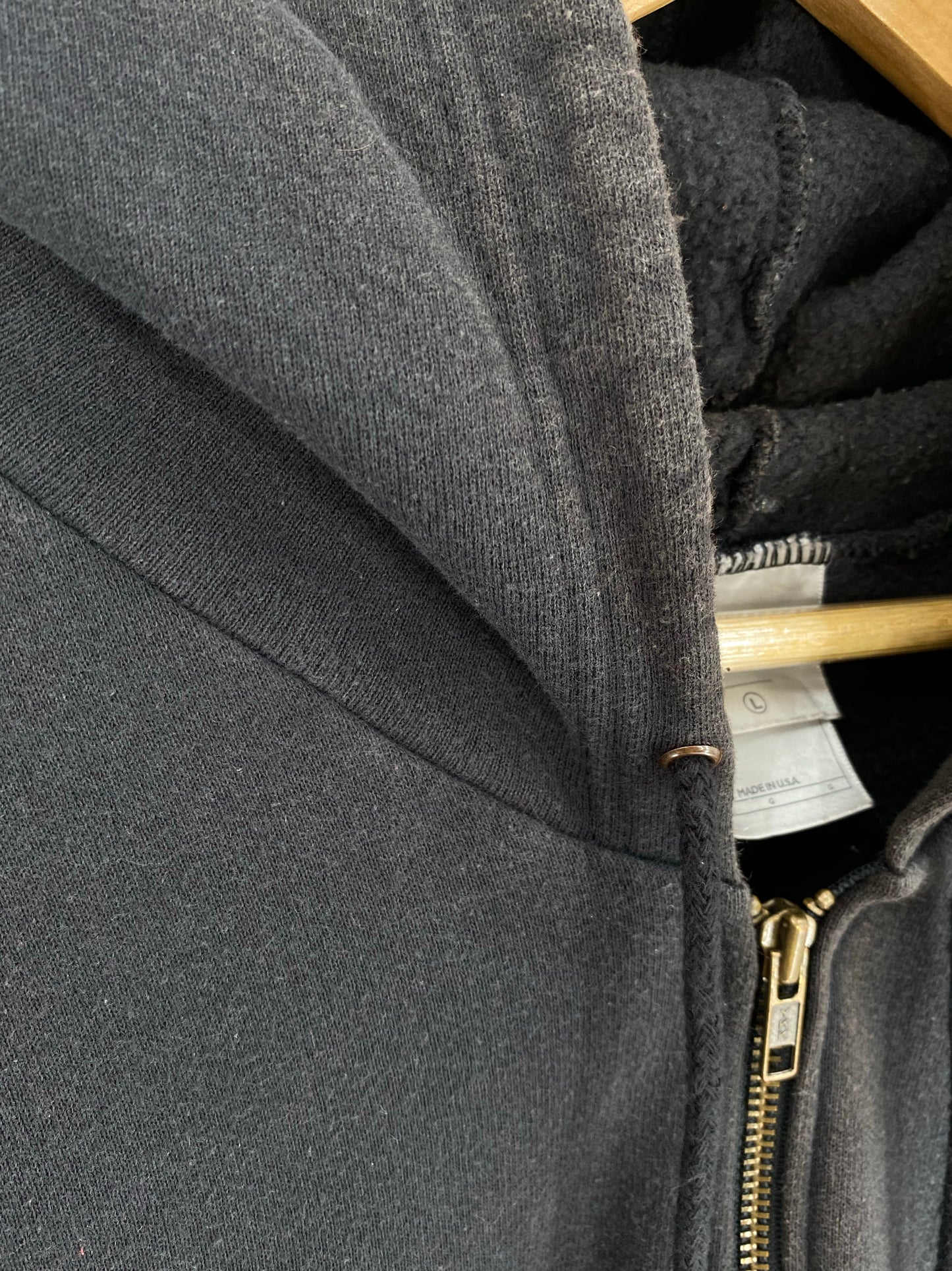 90’s NIKE MINI SWOOSH Made in USA Size L Vintage Zip-up Sweat-shirt / K5719