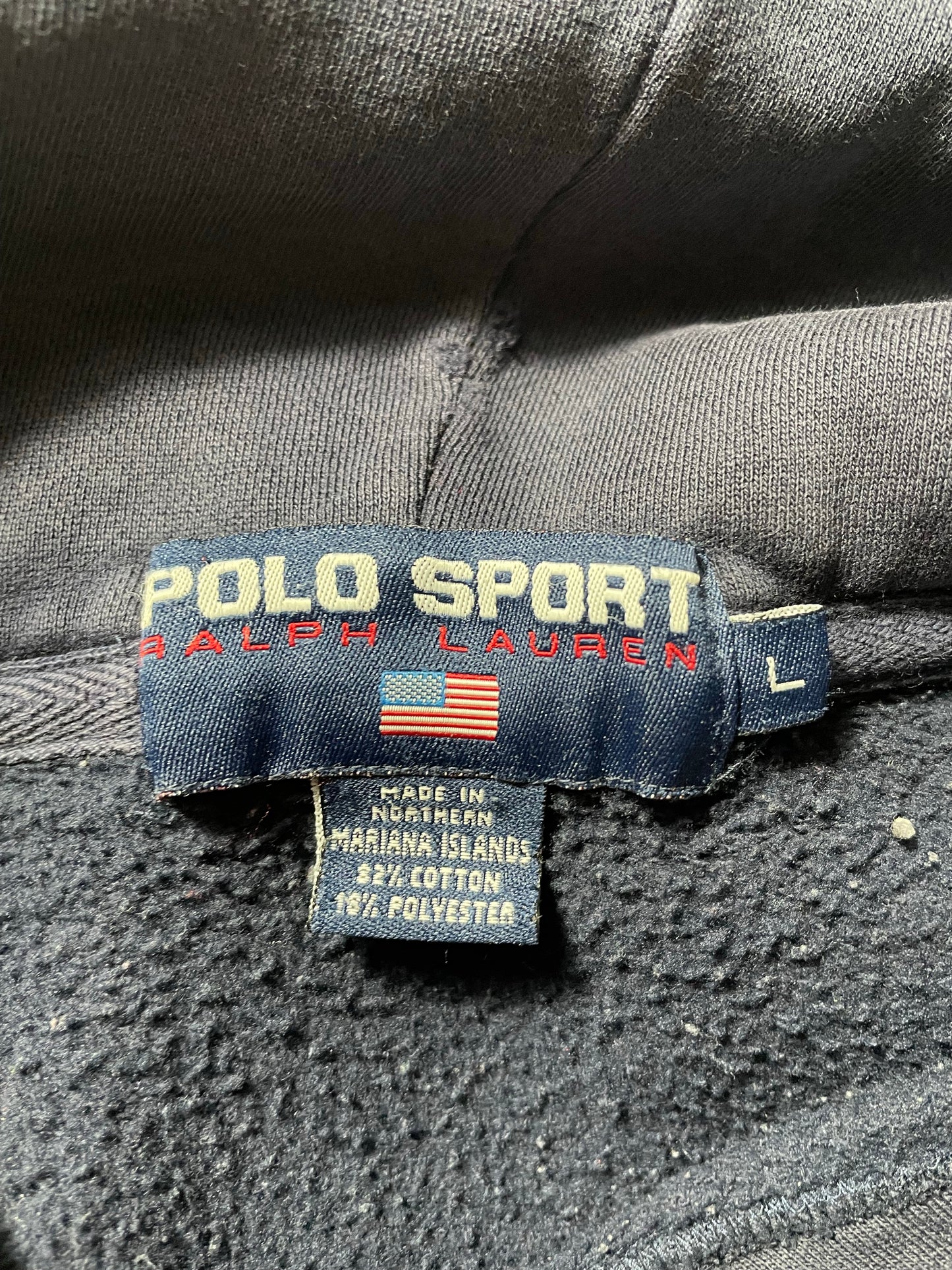 90’s POLO SPORTS Size L Vintage Hoodie Sweat-shirt / K7519