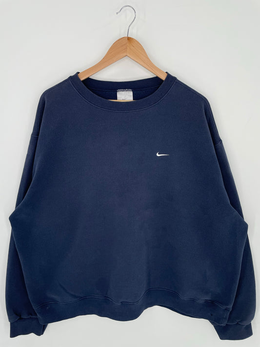 90’s NIKE MINI SWOOSH Size XXL Vintage Sweat-shirt / K8396
