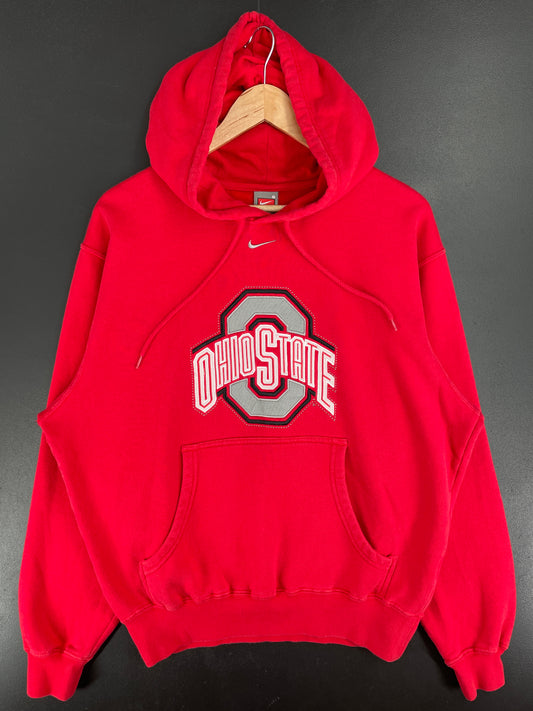 00' NIKE x OHIO STATE  Size S Vintage College Hoodie Sweat shirt / E1922S