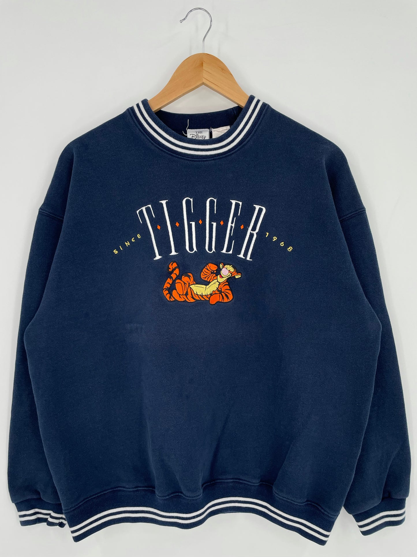 00' DISNEY TIGGER Size M Vintage Sweat-Shirt / K5188