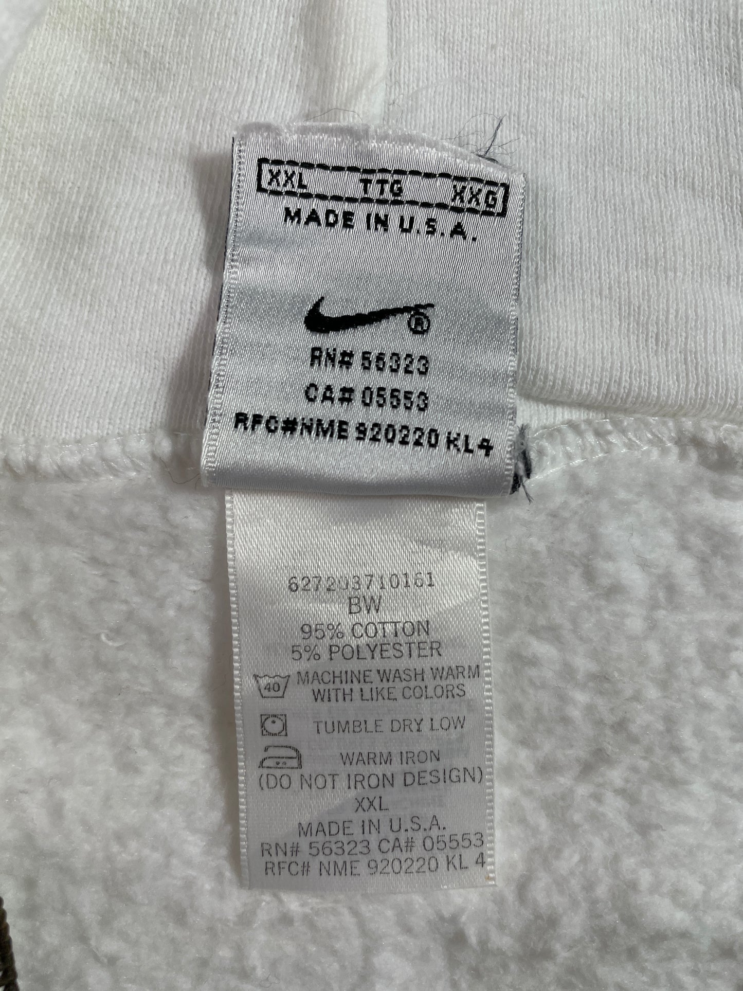 .90's NIKE Made in USA Size XXL Vintage Hoodie Sweat shirt / E2391S