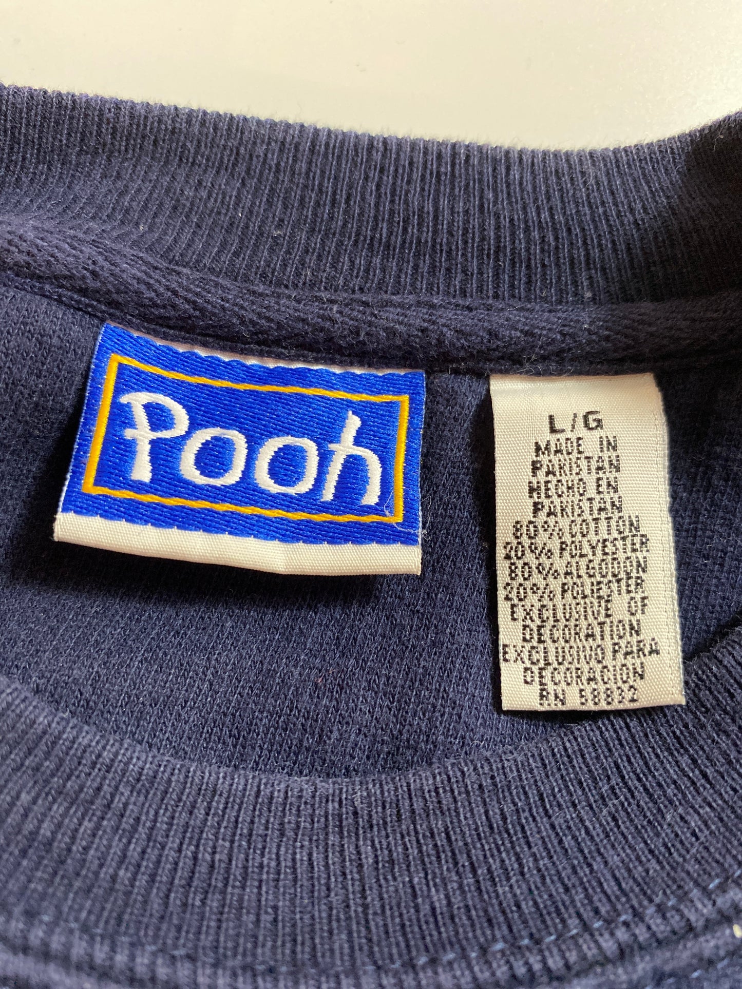 00’ DISNEY WINNIE THE POOH Size Ladies.L Vintage Sweat-shirt / A7154