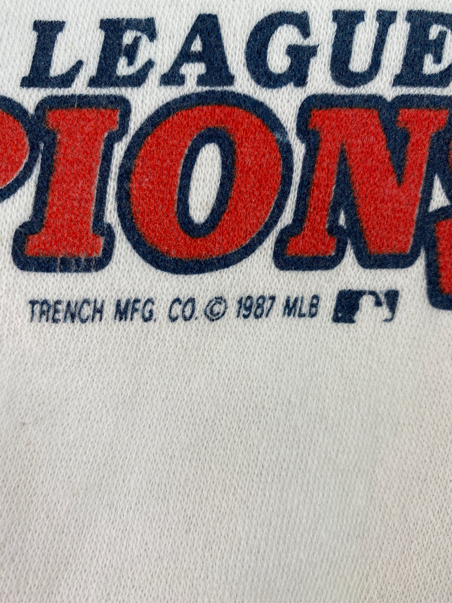 1987 MINNESOTA TWINS (No tag) Approx. Size M MLB Sweat-shirt / E540