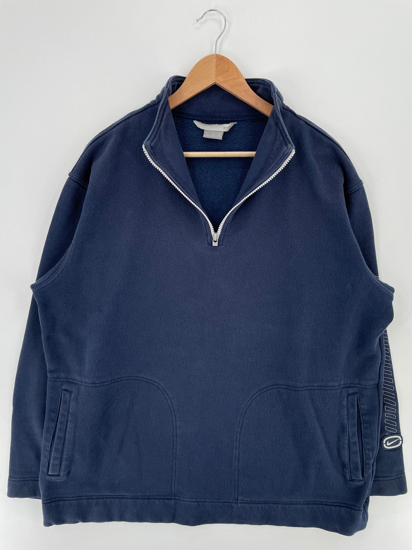 00' NIKE Size XL Vintage Half Zip-up Sweat-Shirt / A2546