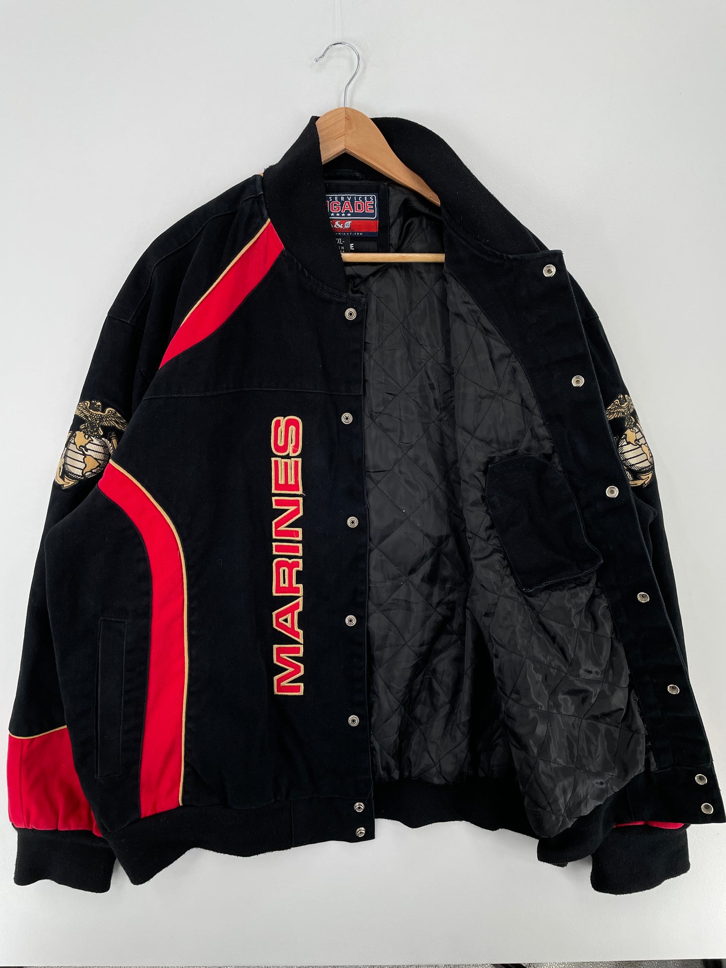 Vintage MARINES Size XXXL Racing Jacket / A9751