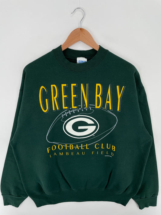 1994 SALEM x GREEN BAY PACKERS Made in USA Size XL Vintage NFL Sweat-Shirt / A3566