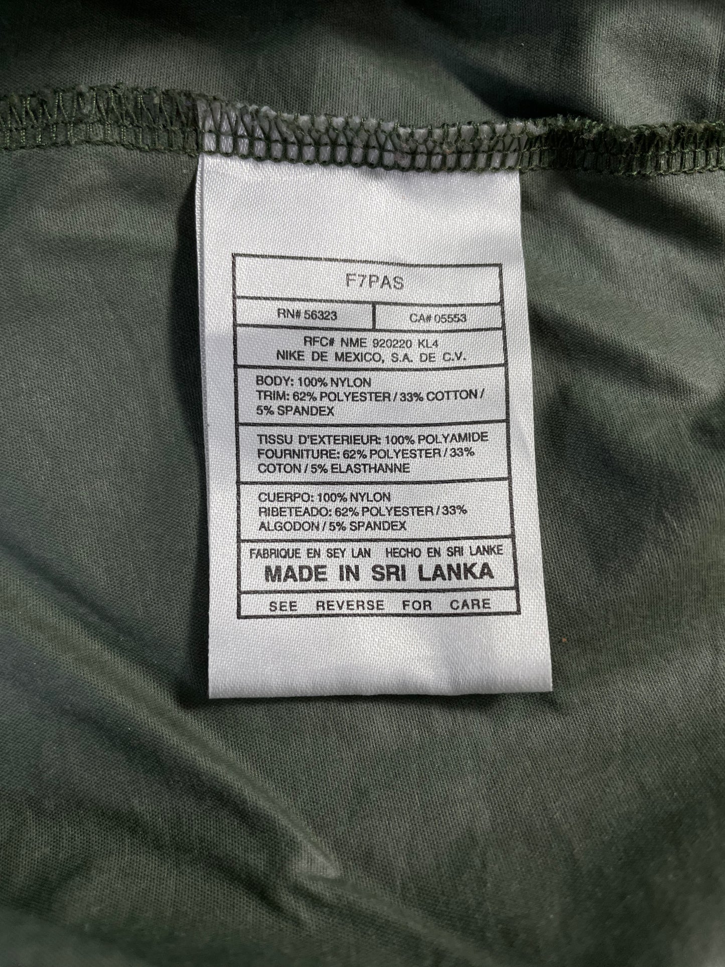 00' NIKE GOLF Size XXL Vintage Pullover Nylon Jacket / A1786
